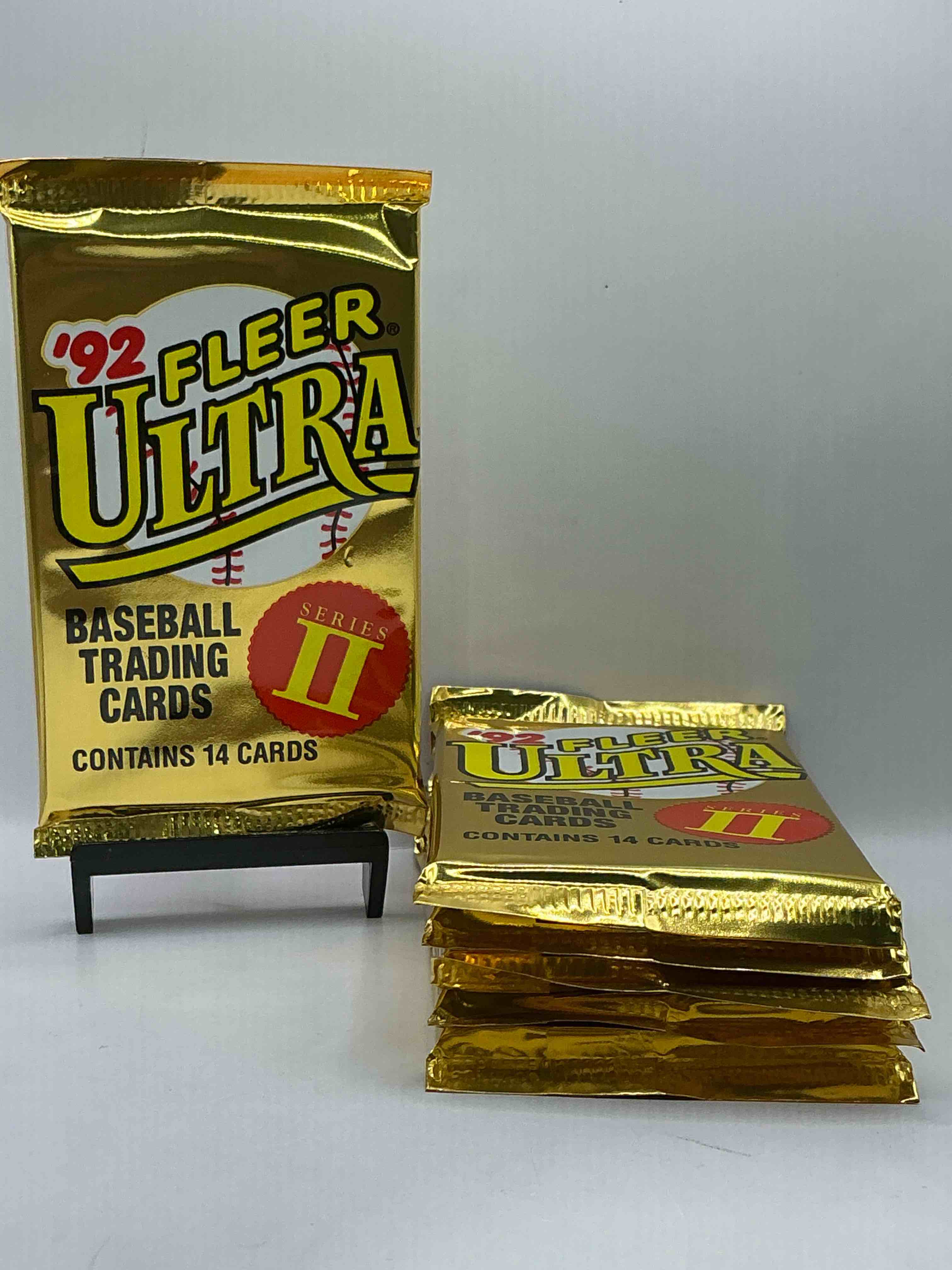 1992 fleer ultra series ii baseball sealed card pack, direct from original sealed retail case! search for valuable early ken griffey jr., nolan ryan, cal ripken jr. & much more in this premium card set! these cards are gorgeous!
