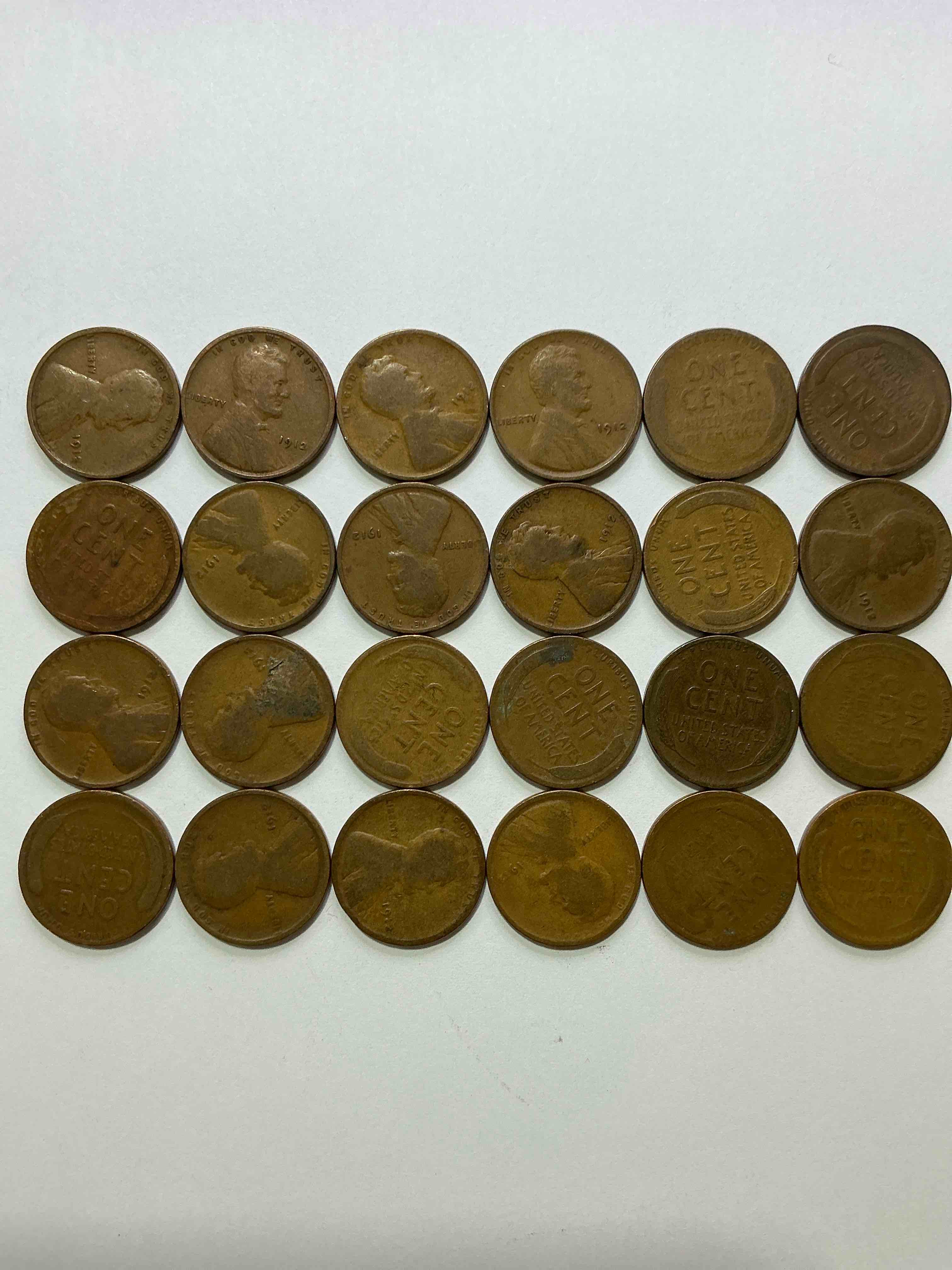 1912 titanic era antique wheat pennies, authentic! the titanic sank on april 12, 1912, just think of the history these coins have seen! great condition! own these serious collector items from the era of titanic!