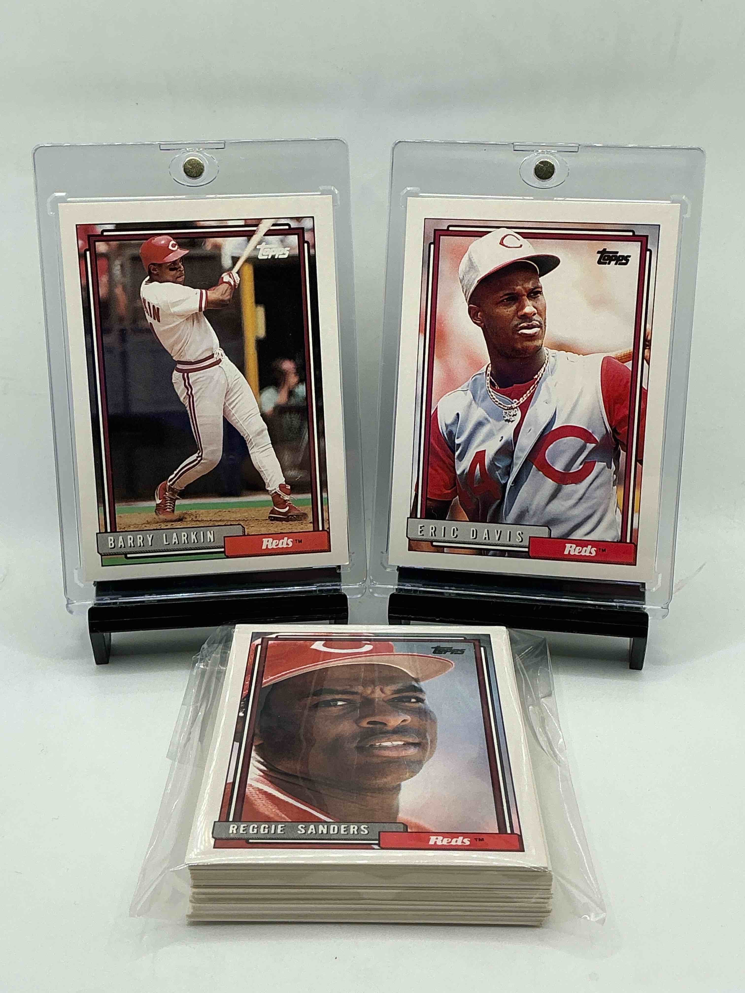 1992 Topps Reds Team Set! 30 Card Reds Set! Barry Larkin, Eric Davis & More! Reds Fans Rejoice!