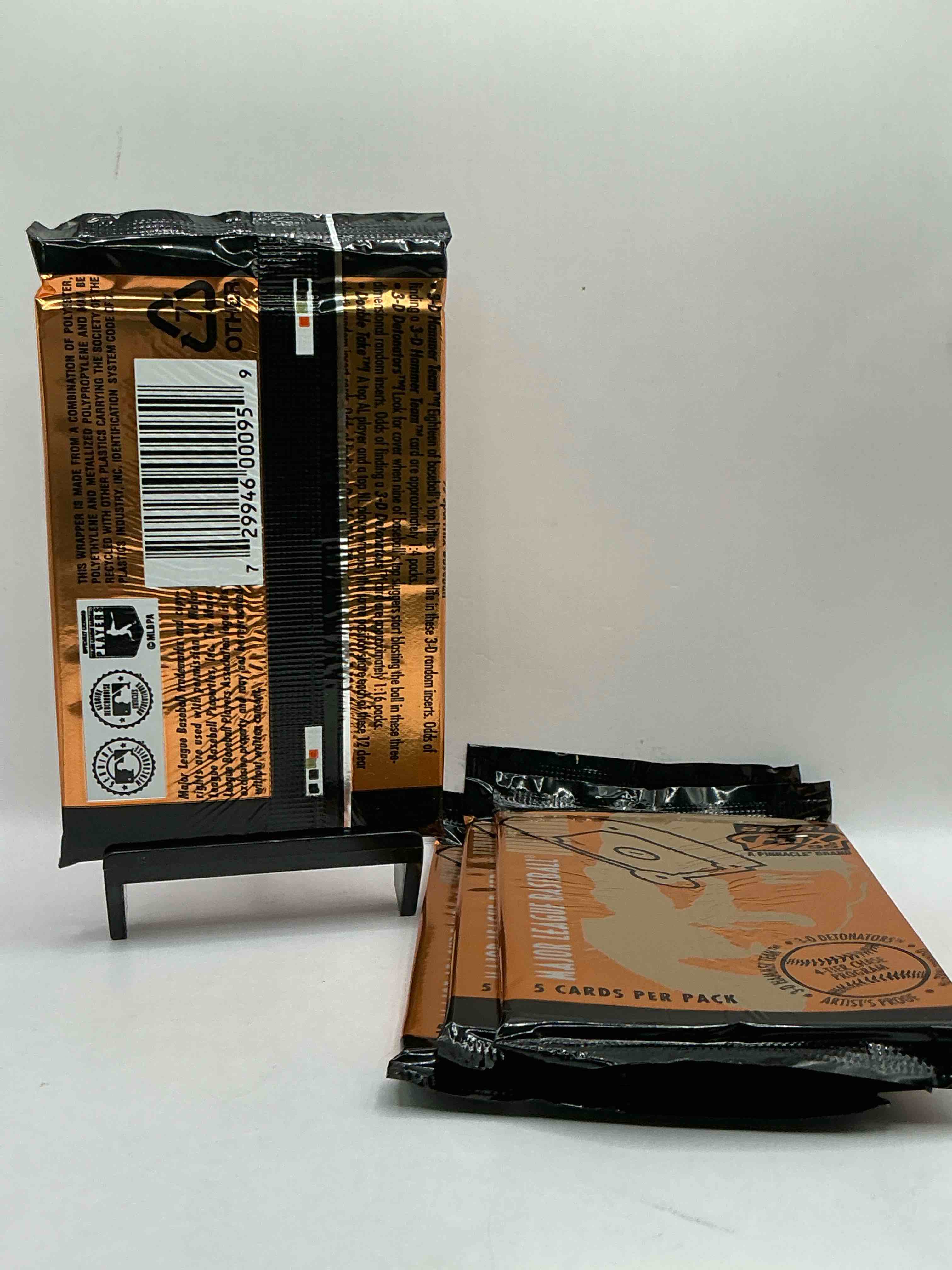 Condition photo showing New/Like New for rare! 1995 pinnacle sports flix baseball packs! search for 4 tier inserts! search for artists proof cards! ken griffey jr!? don mattingly!? cal ripken jr!? search for insane 80's & 90's baseball players & stars! straight from box!