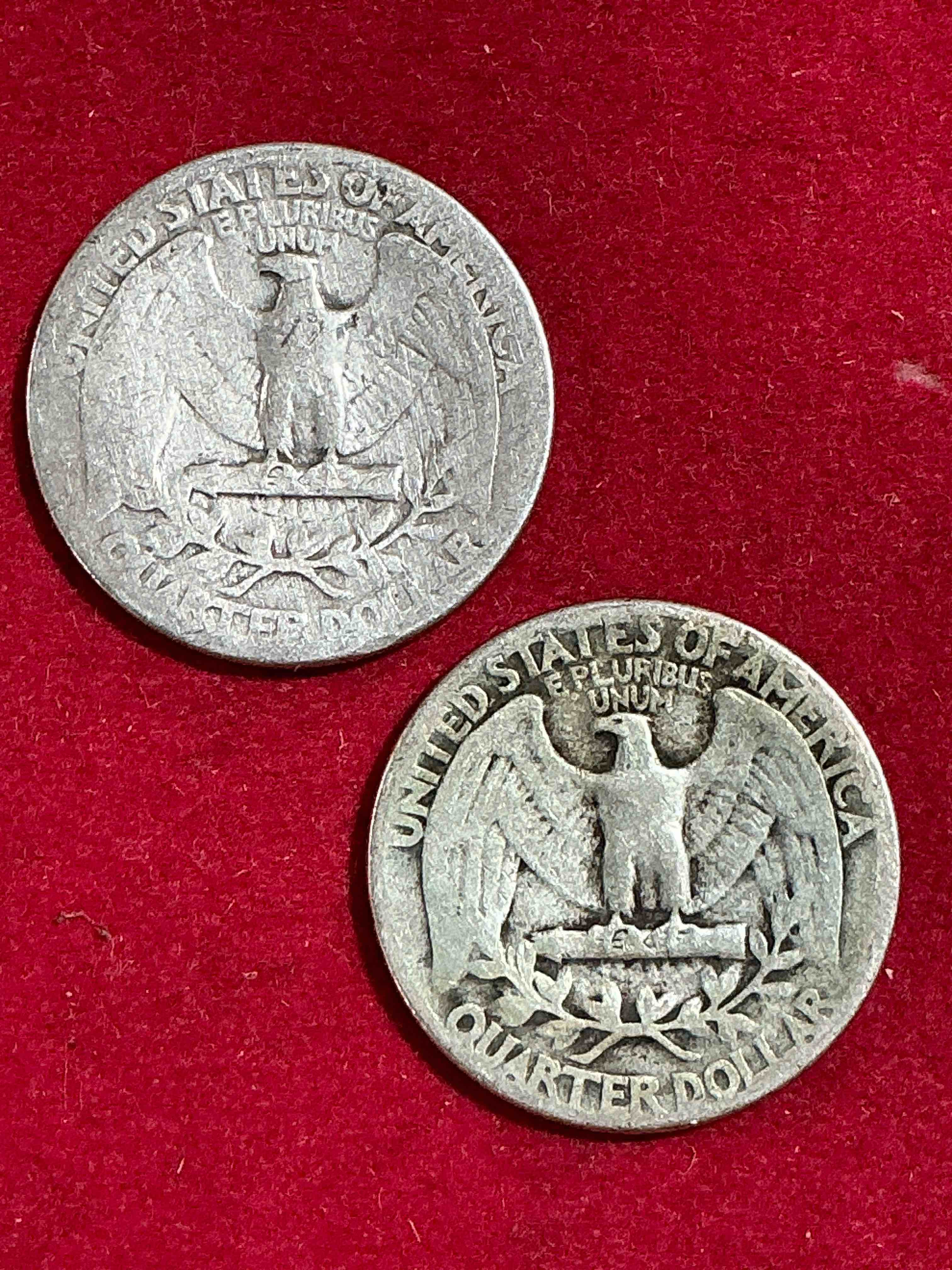 Condition photo showing Good Condition for george washington brilliant circulated world war ii silver! pre 1965 u.s. quarter dollar coins were actually silver, here are great examples of awesome, pristine george washington silver quarter, stunning & circulated! rare mints! great for investing in precious metals! these coins were minted at 90% silver and 10% copper, giving them a net weight of .18084 ounces of pure silver per coin! very hard to find, stunning! invest in fine u.s. silver!