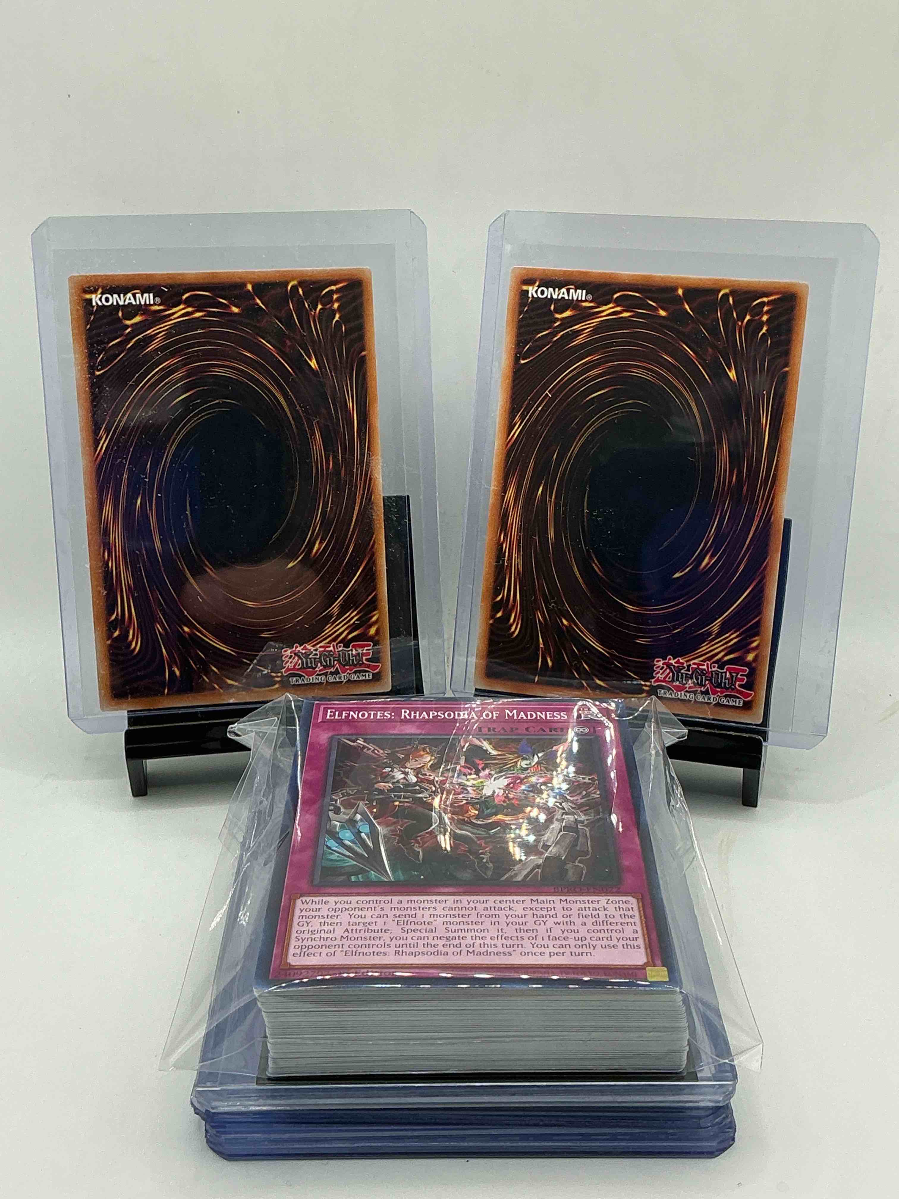 Condition photo showing New/Like New for yu-gi-oh 50 card lot! join the craze of yu-gi-oh with these awesome cards! this 50 card lot includes the big three yu-gi-oh category cards, monsters, spells & traps! this 50 card lot includes some of all three! wow! perfect time to start collecting!