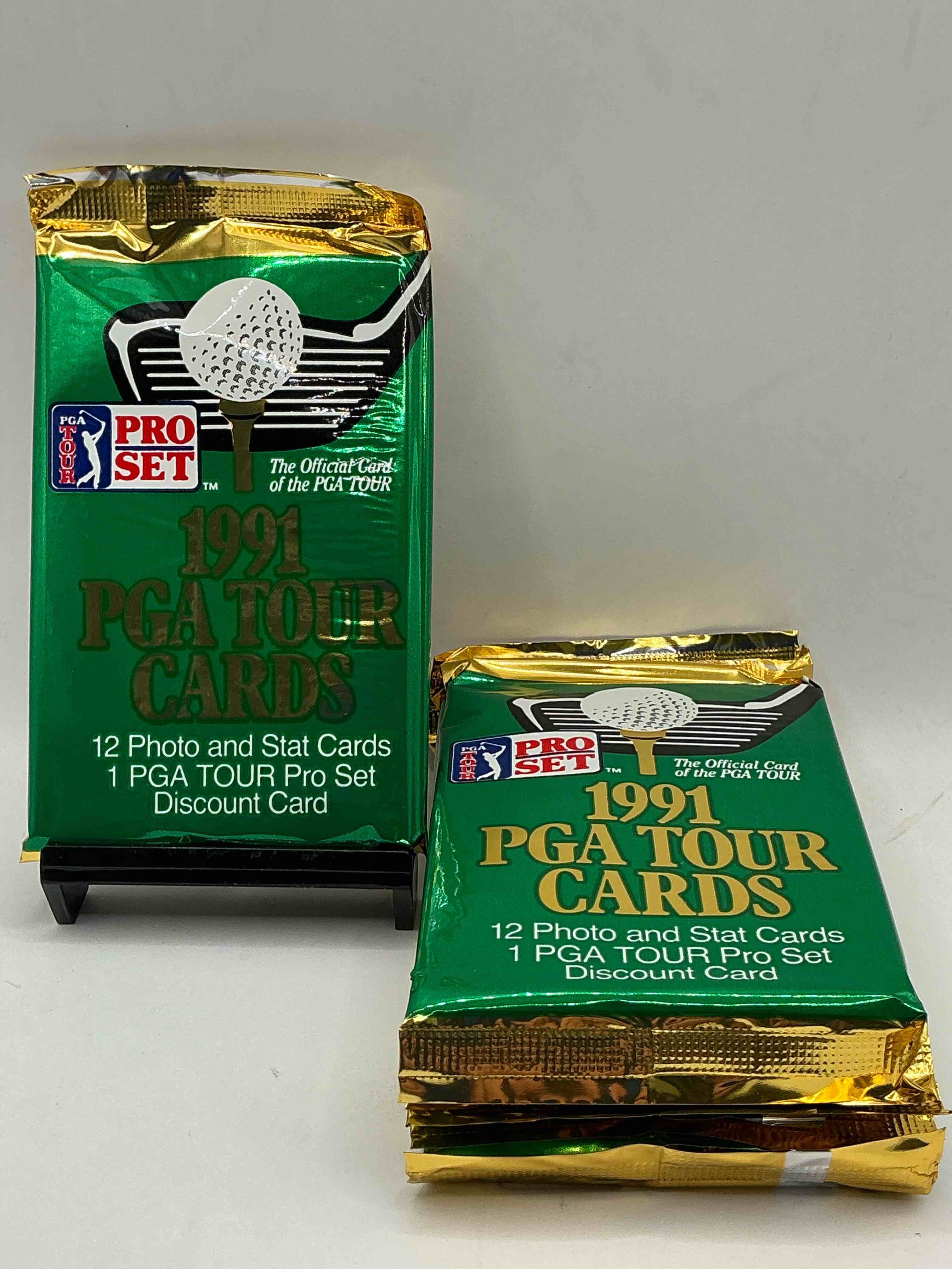 pga tour cards pro set unopened packs! 1991 pga tour card packs, look for golf legends & rookies of the pga tour! 