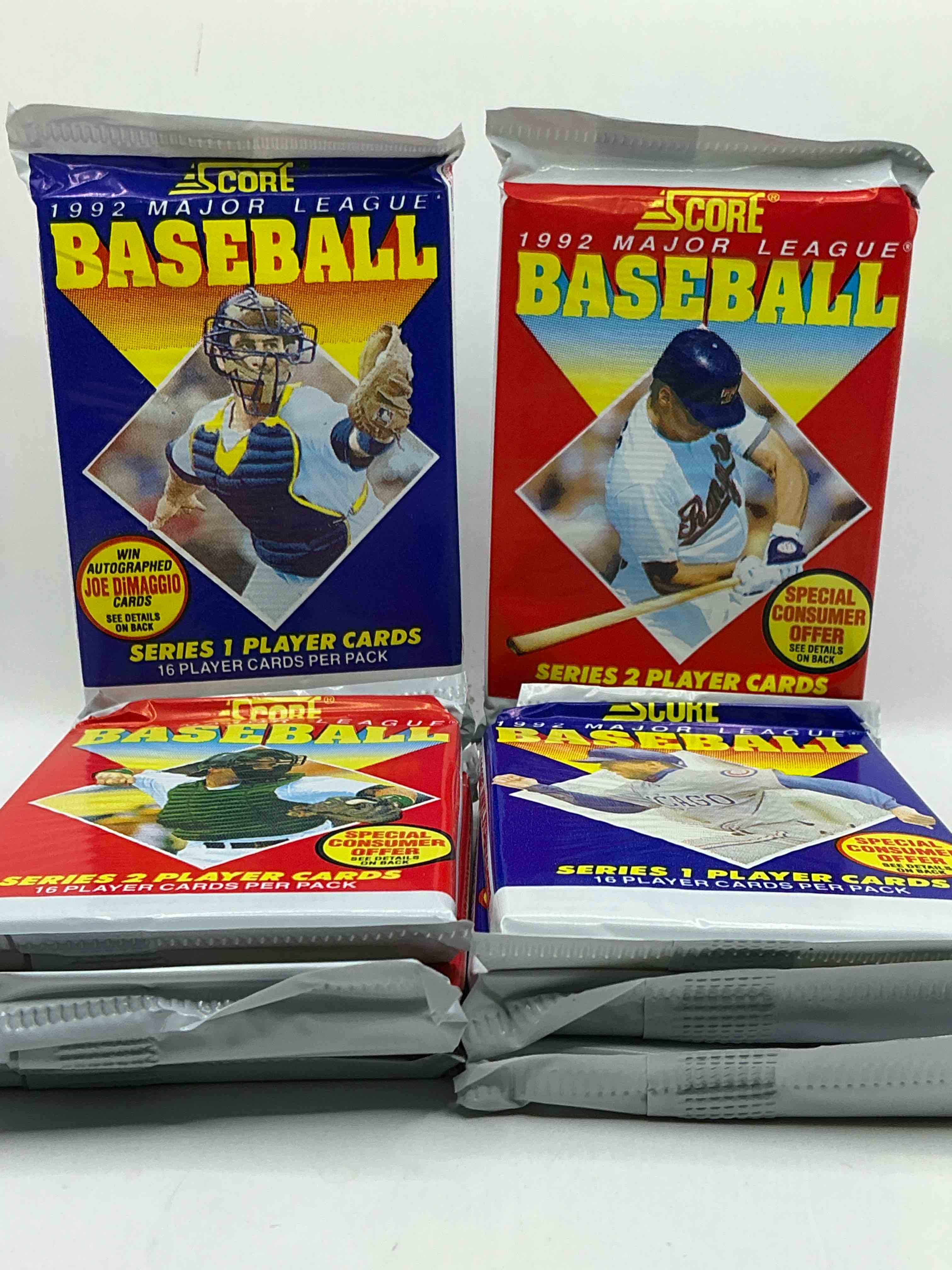 joe dimaggio autograph!? 2,495 joe dimaggio randomly inserted signature cards in the packs from this year! 1992 score baseball craziness, see what you get!