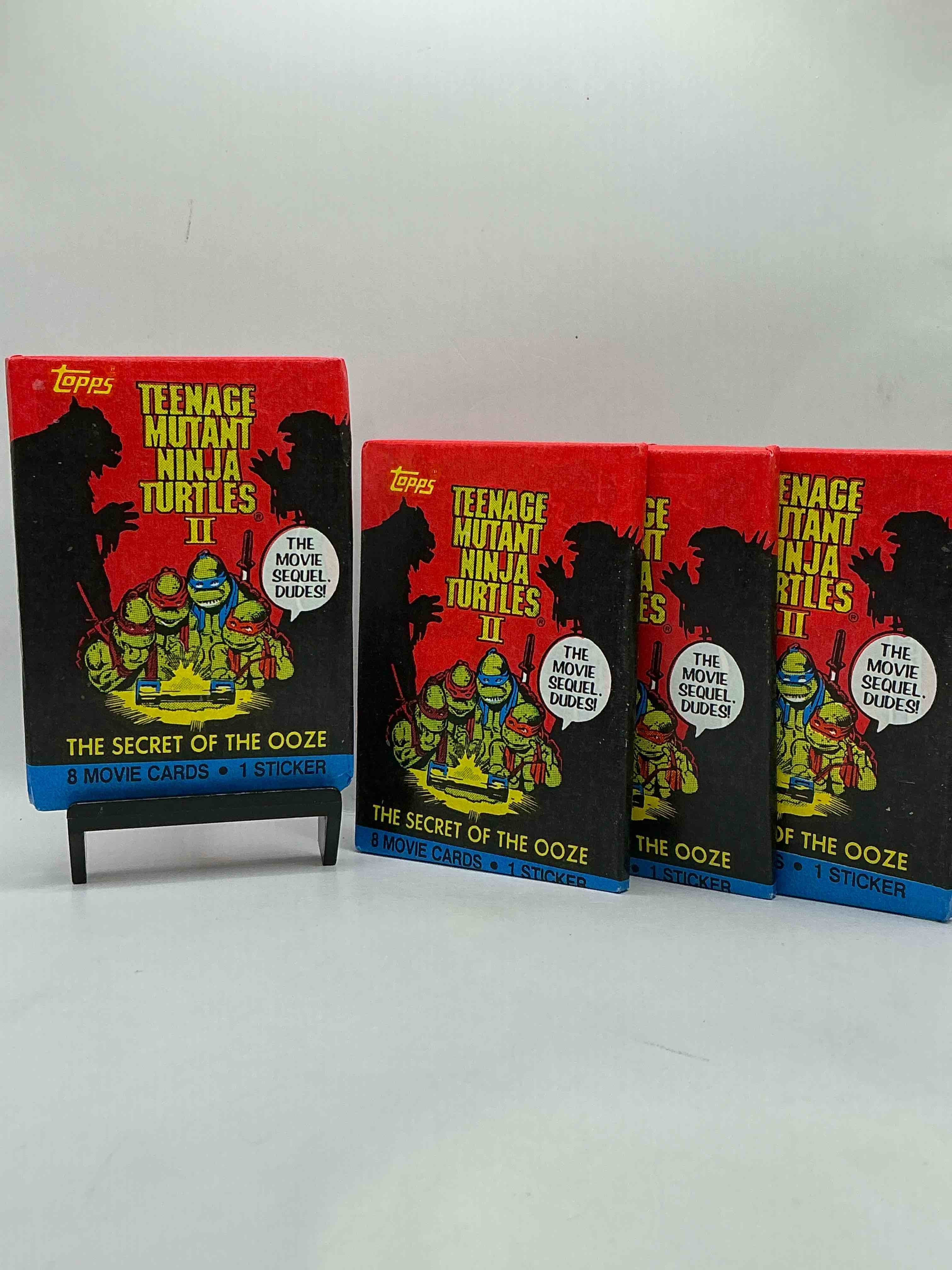 1989 ultra rare ninja turtles! wow! check out these super rare 1989 first series topps teenage mutant ninja turtles sealed card wax packs, direct from original retail case! these cards have become serious collector items & are the very first tmnt card series made, originating in the awesome year of 1989! own rare pieces of ninja turtle history!
