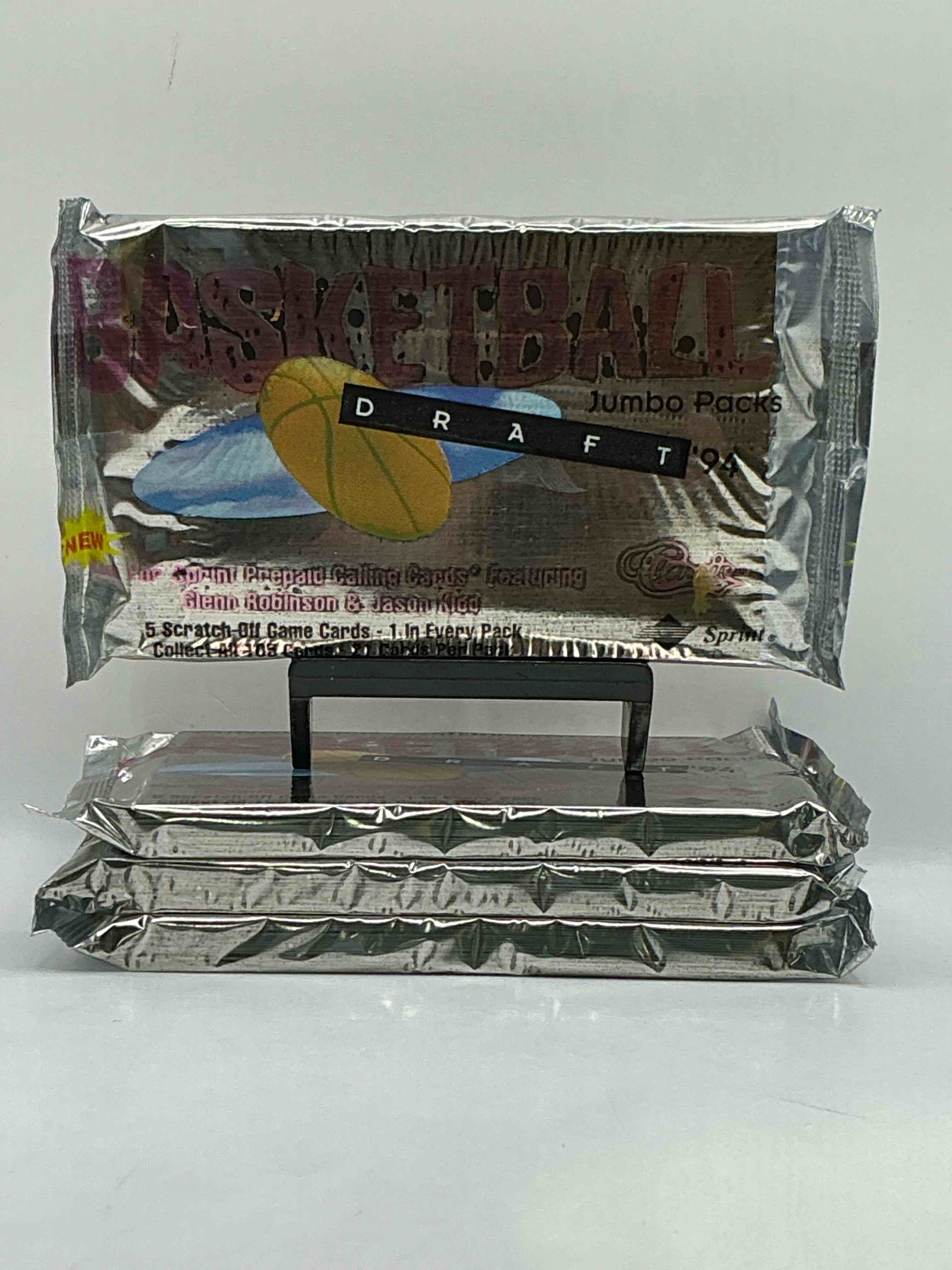 1994 classic draft picks unopened basketball packs! search for jason kidd & grant hill rookies, along with other big names from the year! look for exclusive illustrated cards & numbered cards too!
