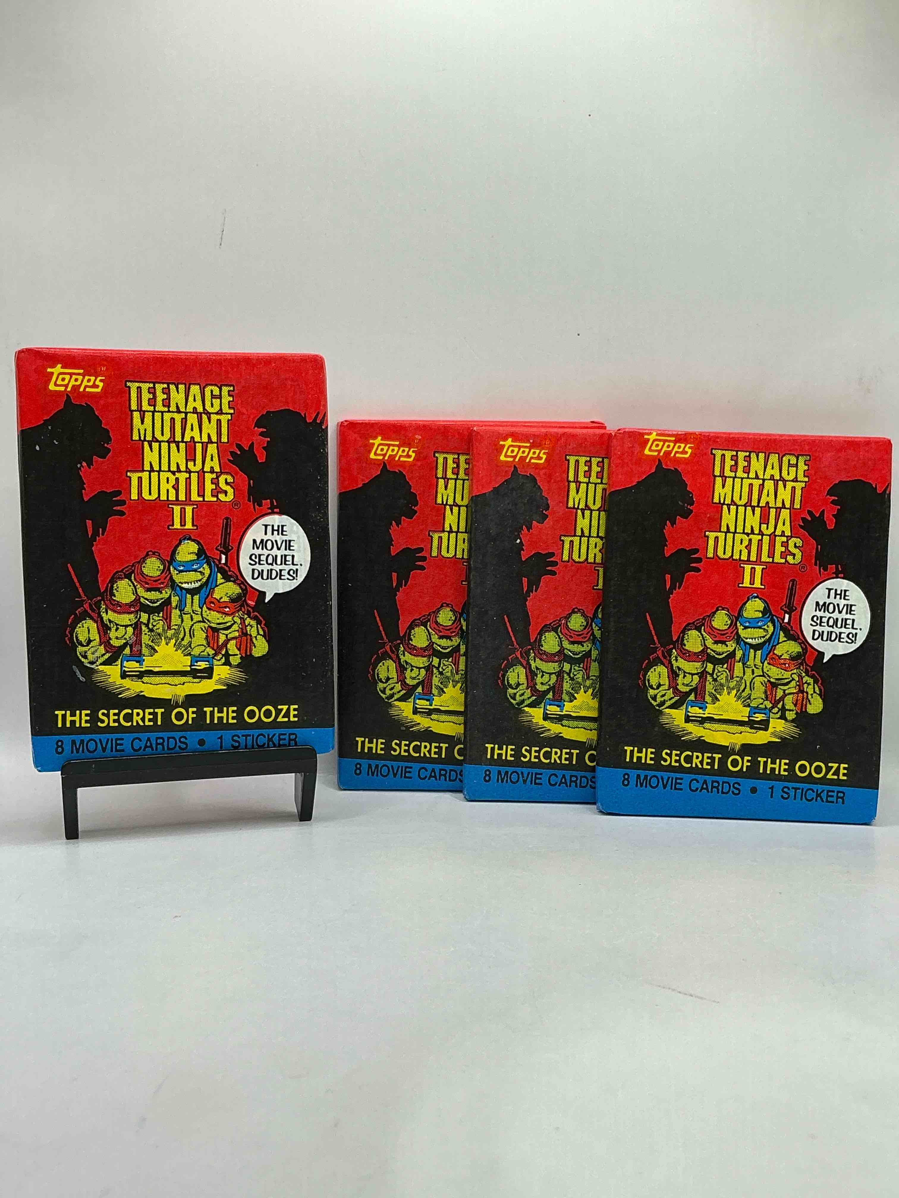 1989 ultra rare ninja turtles! wow! check out these super rare 1989 first series topps teenage mutant ninja turtles sealed card wax packs, direct from original retail case! these cards have become serious collector items & are the very first tmnt card series made, originating in the awesome year of 1989! own rare pieces of ninja turtle history!