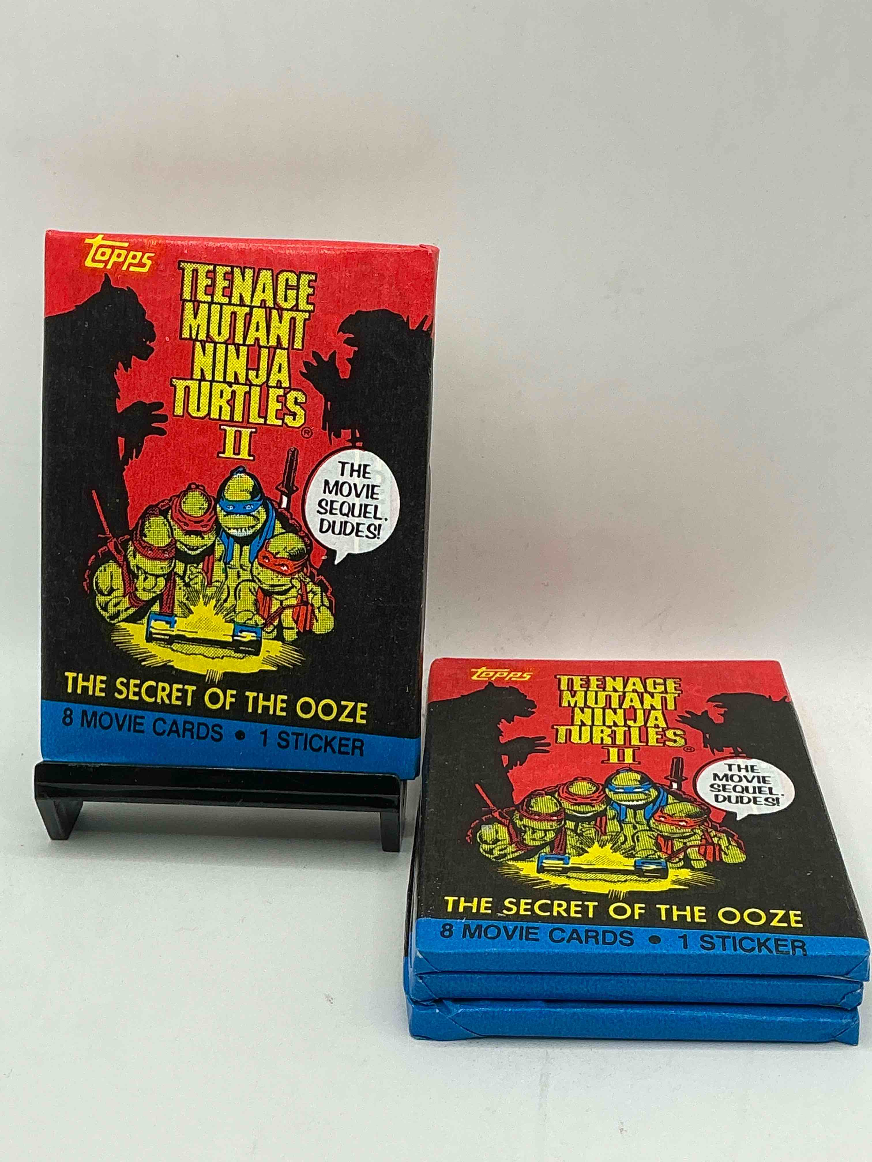 Ninja Turtle Fans Rejoice!  Rare 1991 TMNT II Movie Card Wax Packs, Sealed & Unopened Direct From Original Retail Case!  A Super Rare Serious Collectible!  