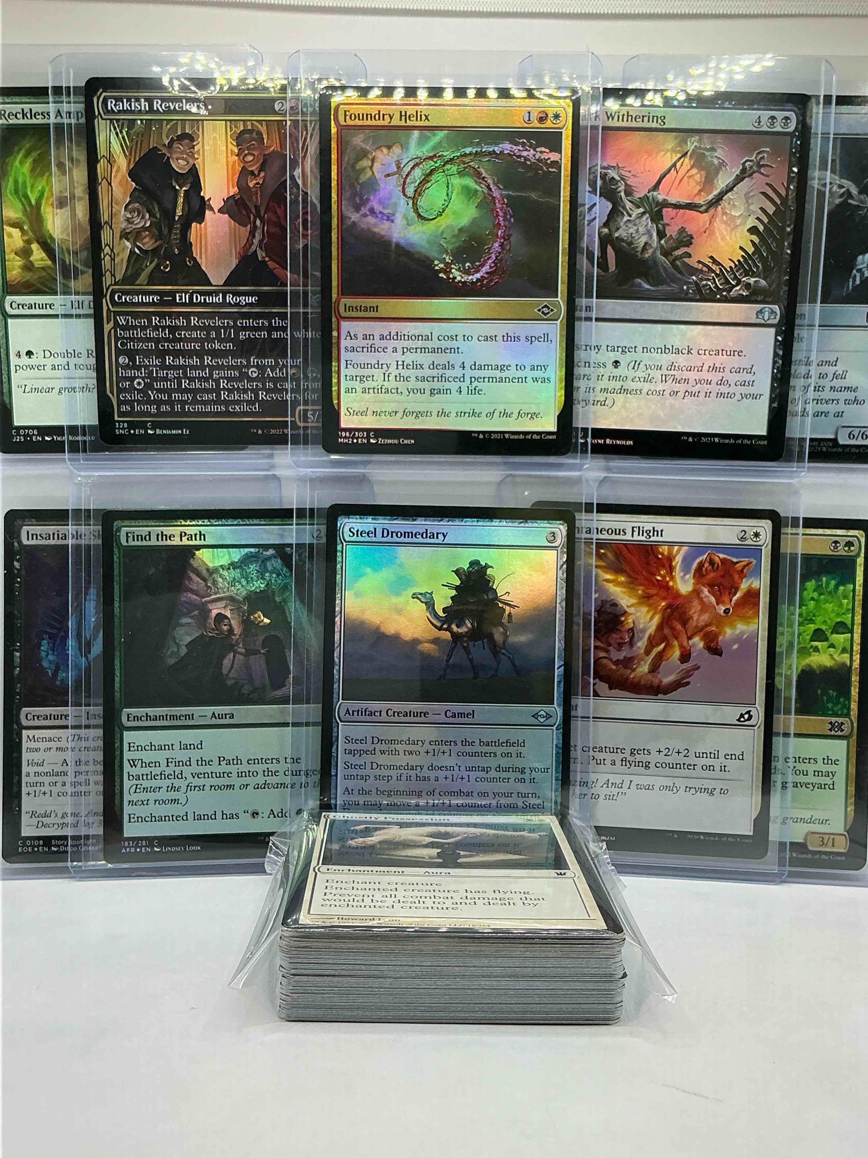 Magic The Gathering 50 Card Lot! Lot Includes 10 Rare Or Holo Foil Cards! All Cards In Excellent Shape Condition! A Great Way To Join The MTG Craze!