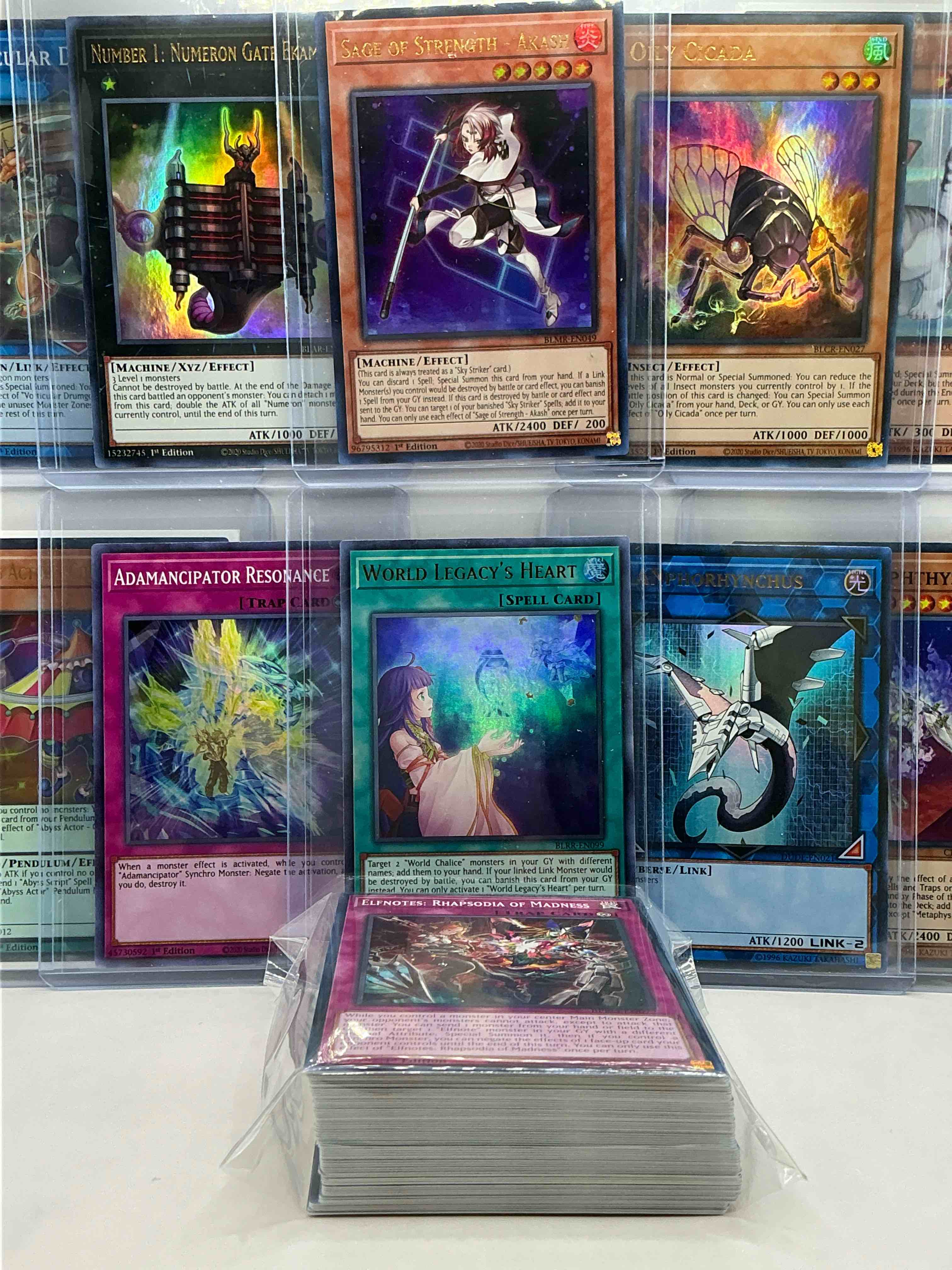 Condition photo showing New/Like New for yu-gi-oh 50 card lot! join the craze of yu-gi-oh with these awesome cards! this 50 card lot includes the big three yu-gi-oh category cards, monsters, spells & traps! this 50 card lot includes some of all three! wow! perfect time to start collecting!