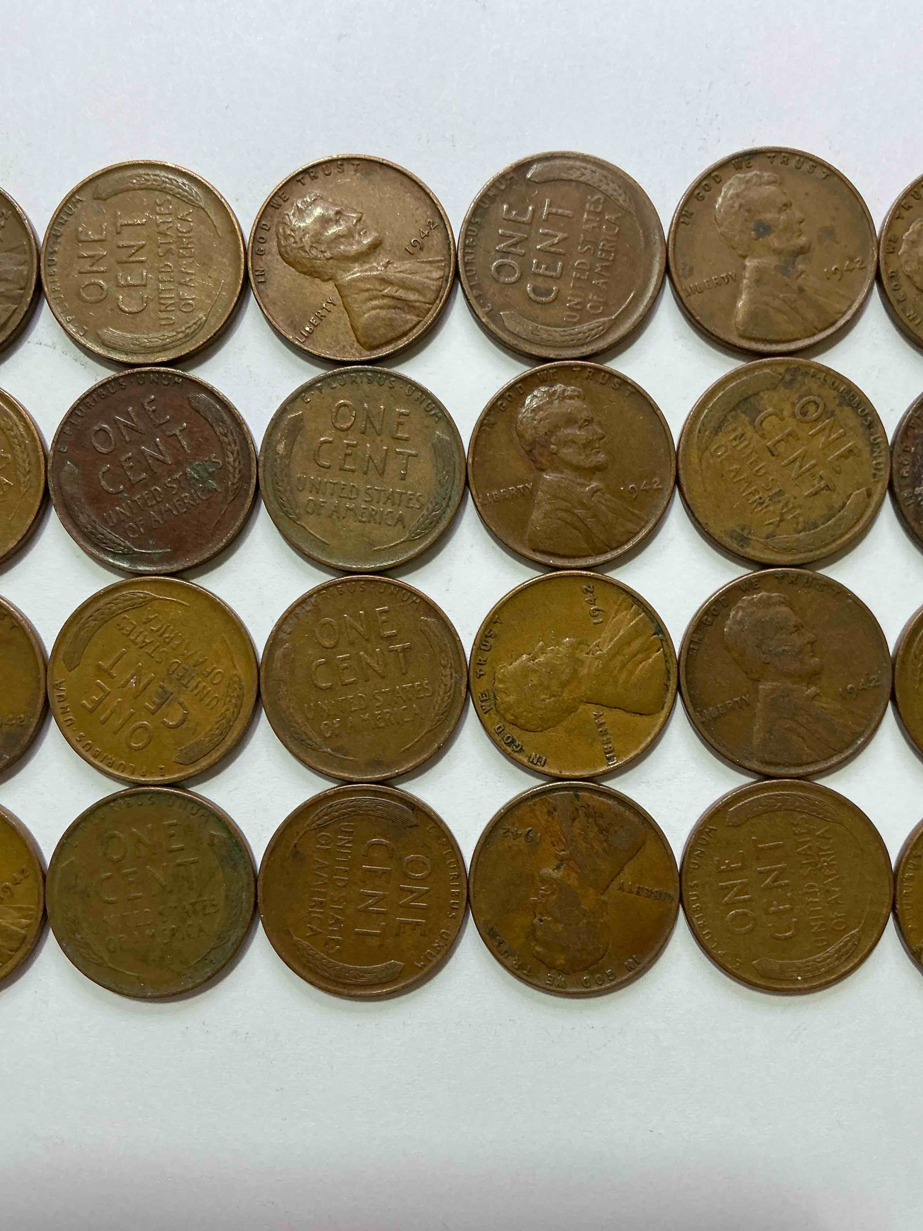 1942 calling world war 2 buffs! 1942 battle of midway era wheat pennies! the battle of midway was june 4-7 1942 & was the greatest naval battle in history between america & japan! own pieces of this era with these genuine 1942 wheat pennies in nice condition!
