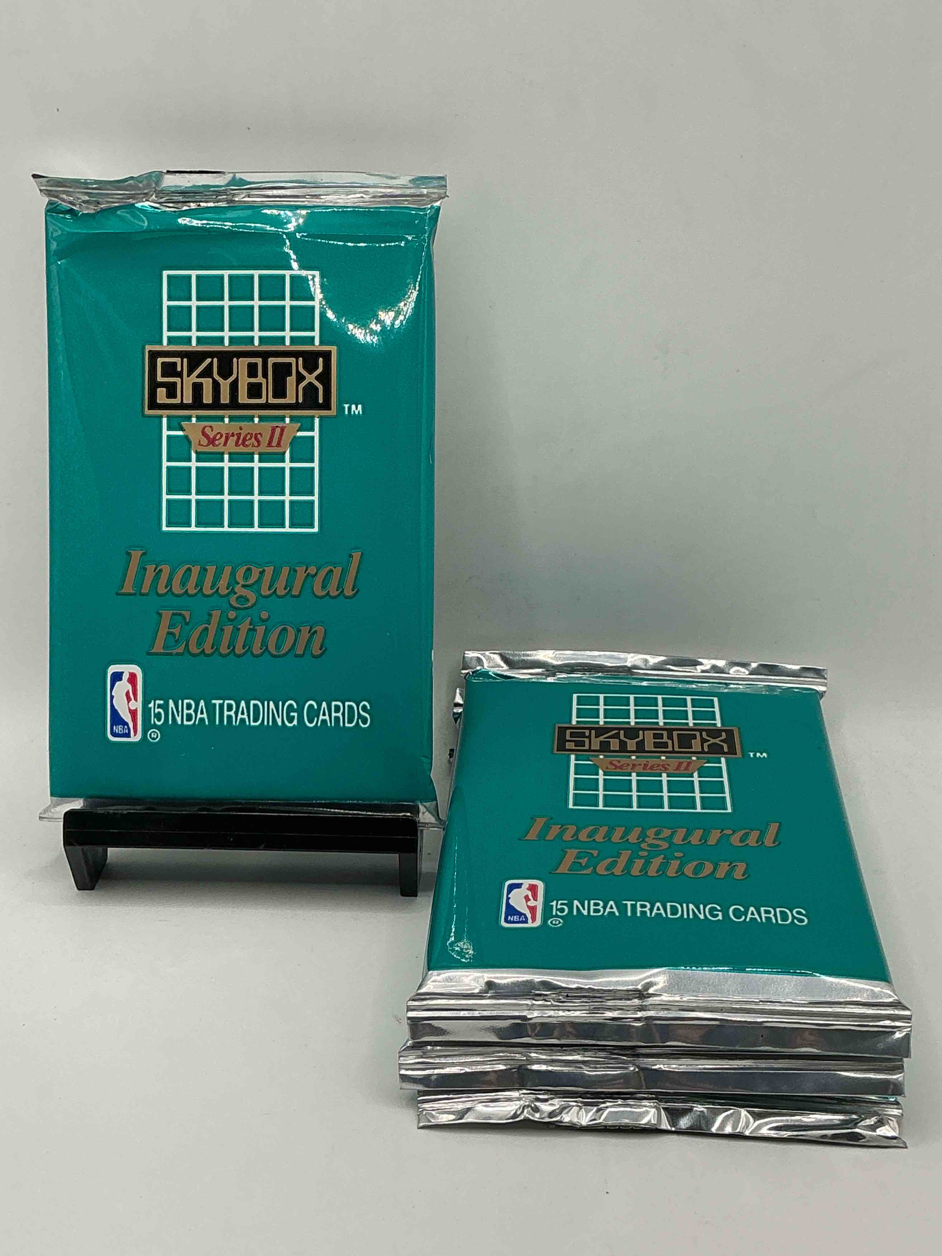let the search begin! mj, magic, bird & more! basketball bonanza! 1990-91 nba skybox series ii unopened sports card & collectible packs! direct from original box!search for valuable michael jordan, larry bird & magic johnson cards!
