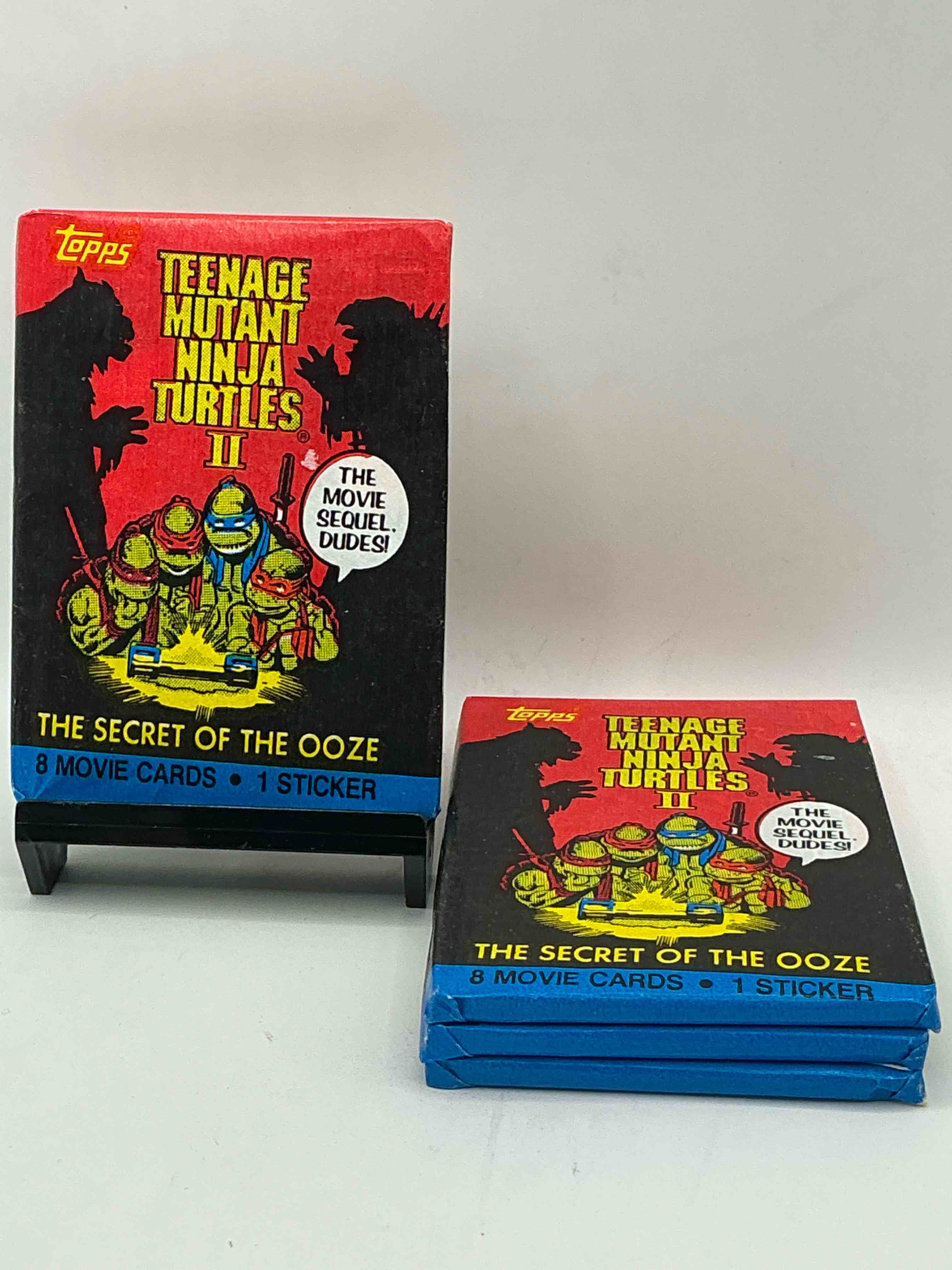 Ninja Turtle Fans Rejoice!  Rare 1991 TMNT II Movie Card Wax Packs, Sealed & Unopened Direct From Original Retail Case!  A Super Rare Serious Collectible!  