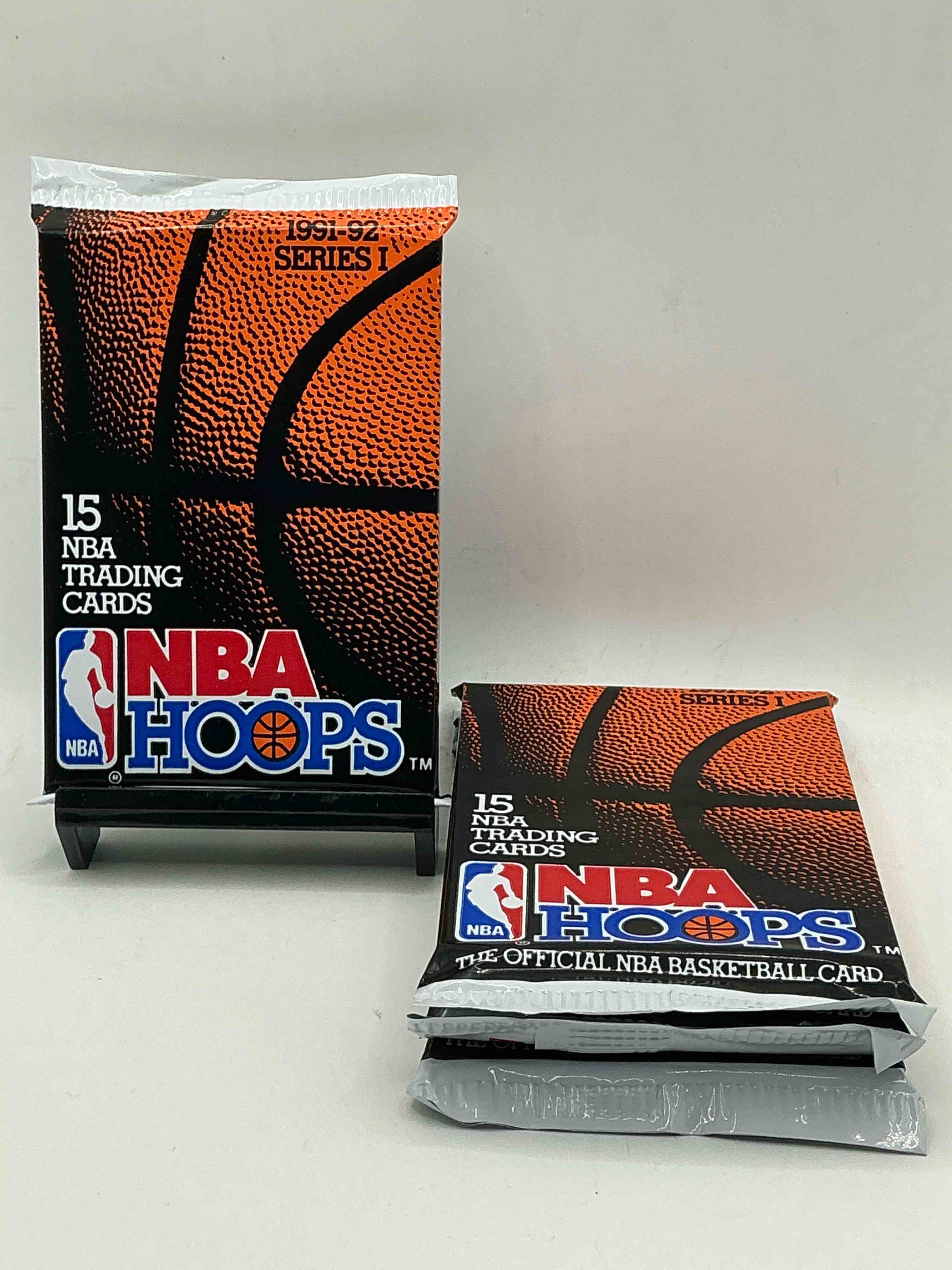 1991-92 NBA Hoops Series I Unopened Packs Direct From Original Box! These Packs Have Some Awesome Cards, Search For Incredible Jordan Cards! Also, The Randomly Packed Team USA Cards In Random Packs!