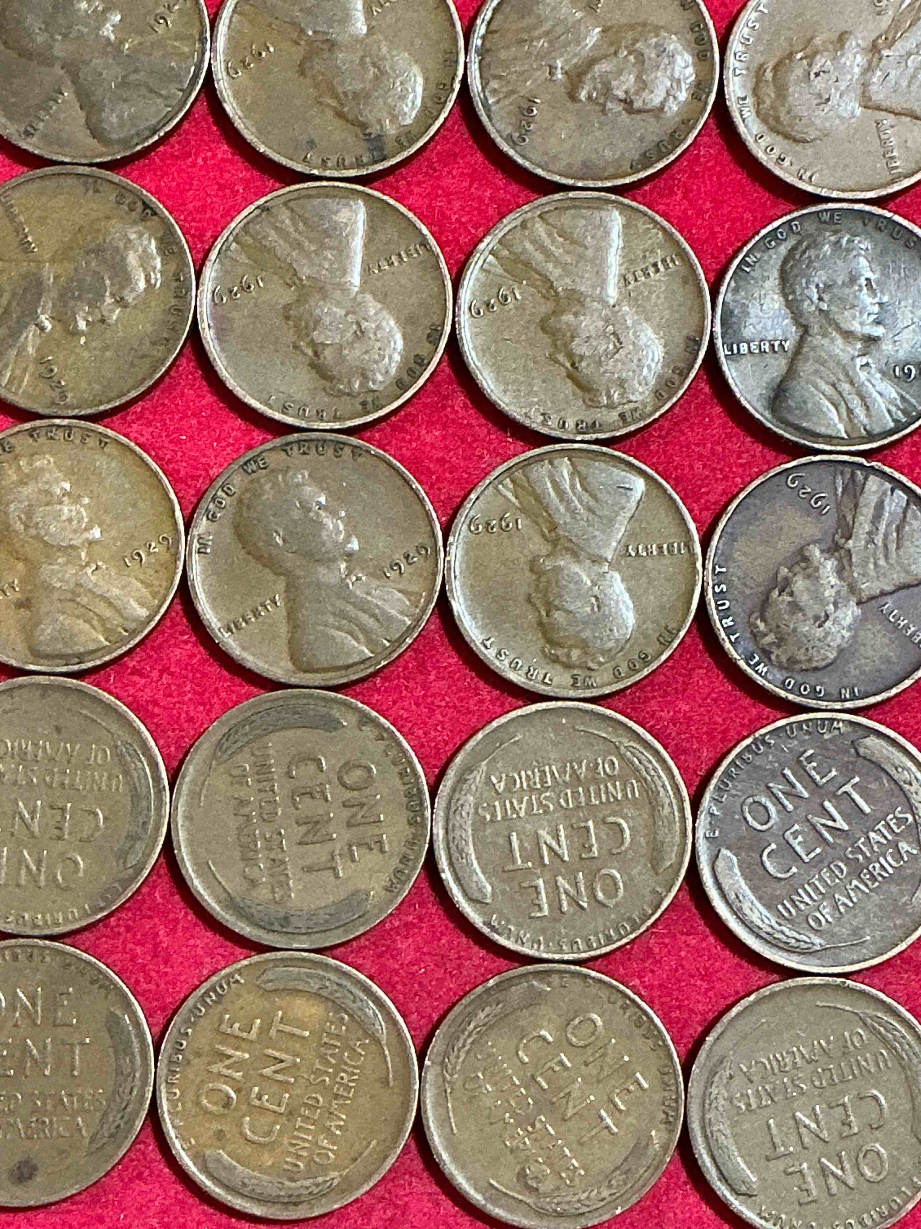 1929, A Year Of Infamy!  1929 Is The Year The Roaring 1920’s Came To An End With The Devastating Stock Market Crash Of October 1929 That Led To The Great Depression.  Own Pieces Of This Era With These Genuine 1929 Wheat Pennies In Nice Condition!  