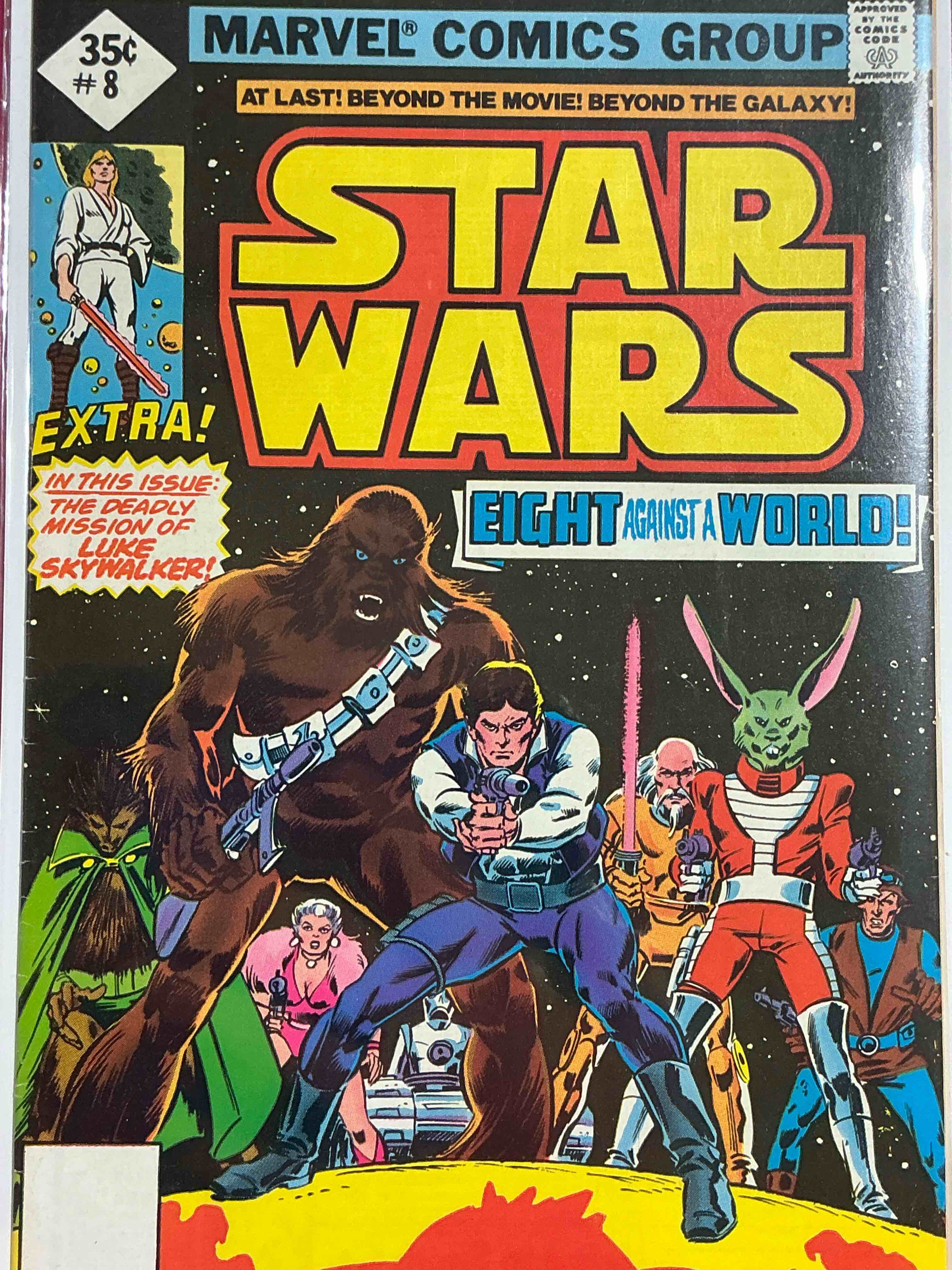 comic book craziness! 12 awesome comic books spanning generations including authentic, original, late 70’s star wars, early avengers, & marvel legends! wow! comics in nice/good condition & all come in protective casing!