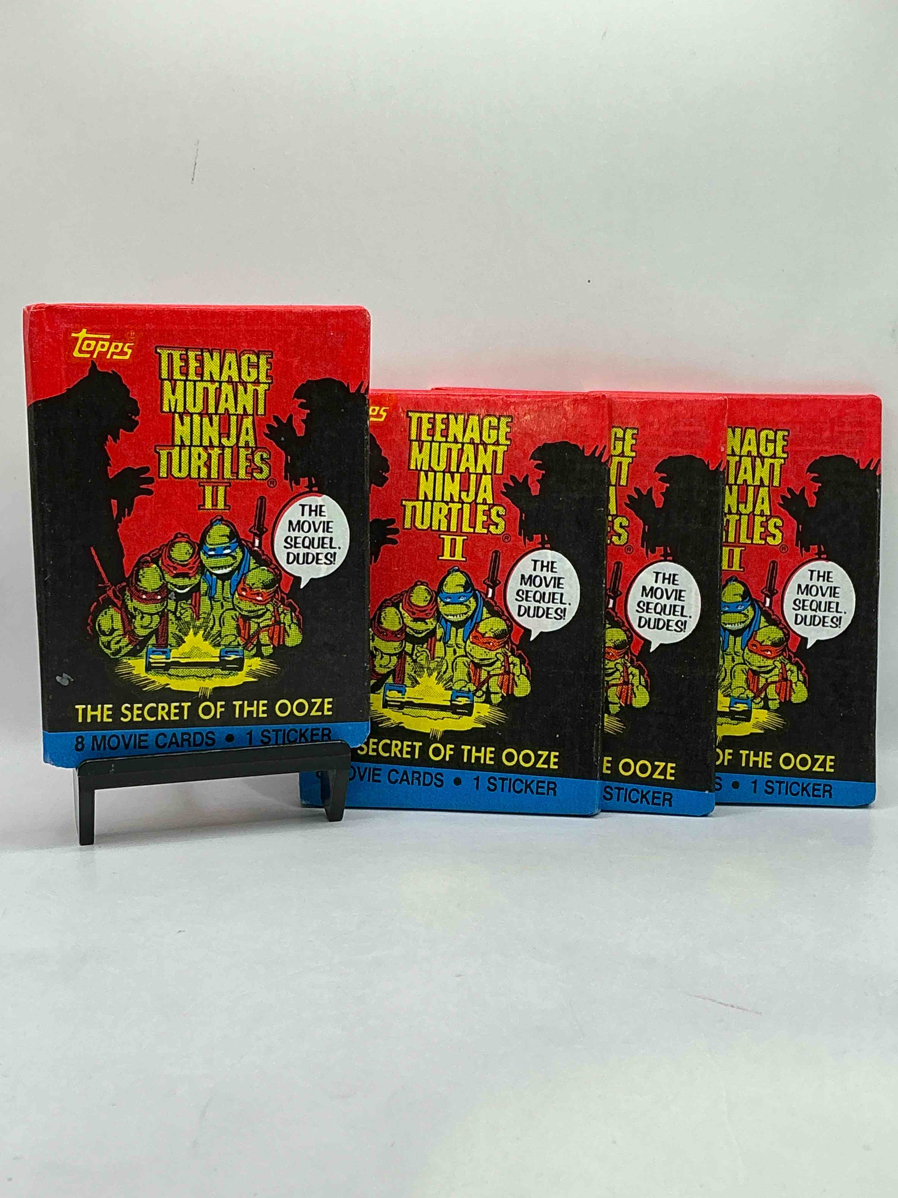 1989 ultra rare ninja turtles! wow! check out these super rare 1989 first series topps teenage mutant ninja turtles sealed card wax packs, direct from original retail case! these cards have become serious collector items & are the very first tmnt card series made, originating in the awesome year of 1989! own rare pieces of ninja turtle history!
