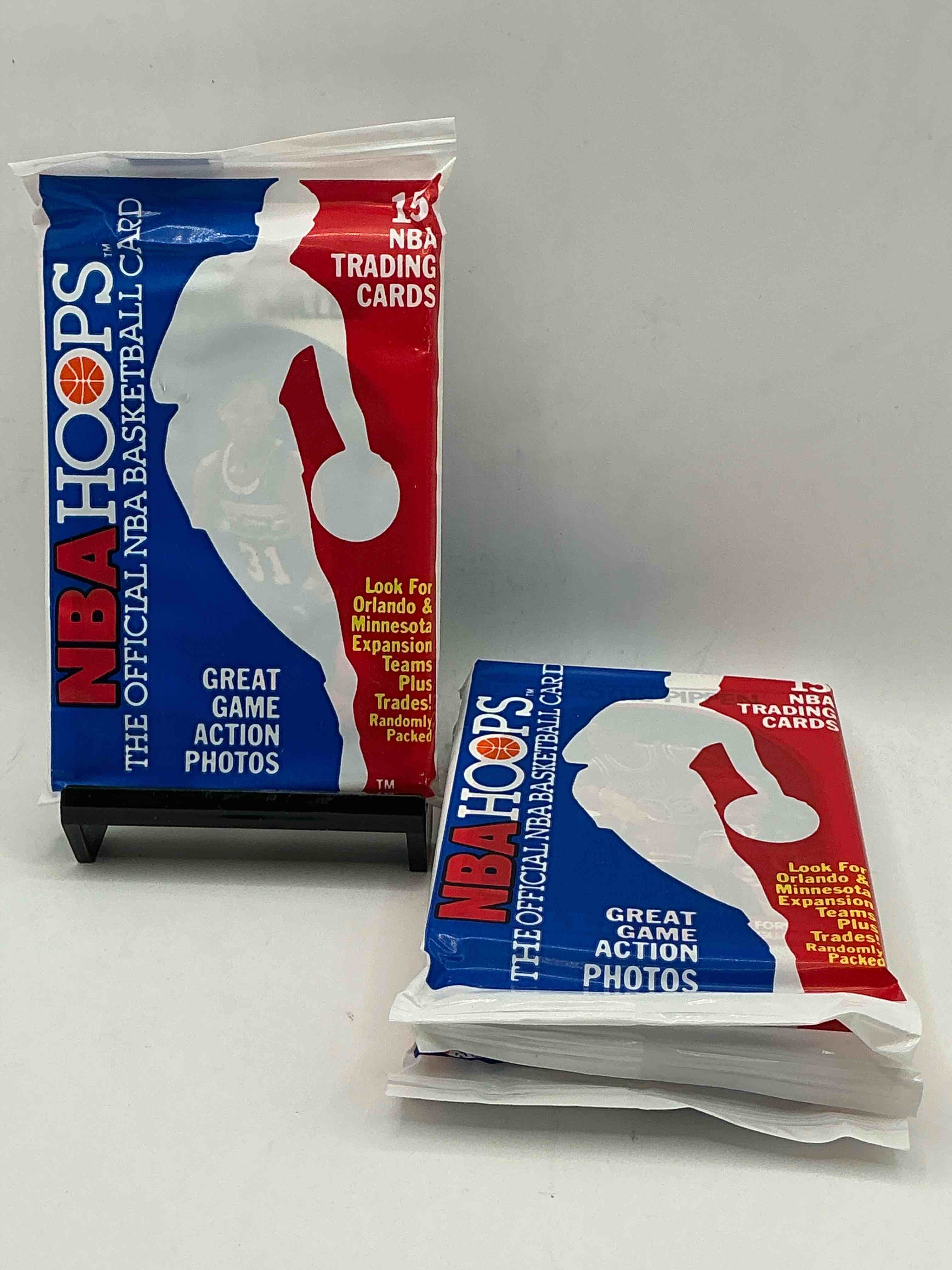 1989 wow valuable michael jordan?! getting very rare! 1989/90 nba hoops sealed pack, direct from original retail case! search for valuable michael jordan #200 (psa 10 value approx $200) & david robinson's only true rookie card #138 (psa 10 value $300) this year also has many other iconic cards from magic johnson, larry bird & too many others to list 1989 nba hoops has exploded in the collector market as it's the first year of nba hoops production, & only one of two sets produced in 1989 don't miss out, getting very rare!