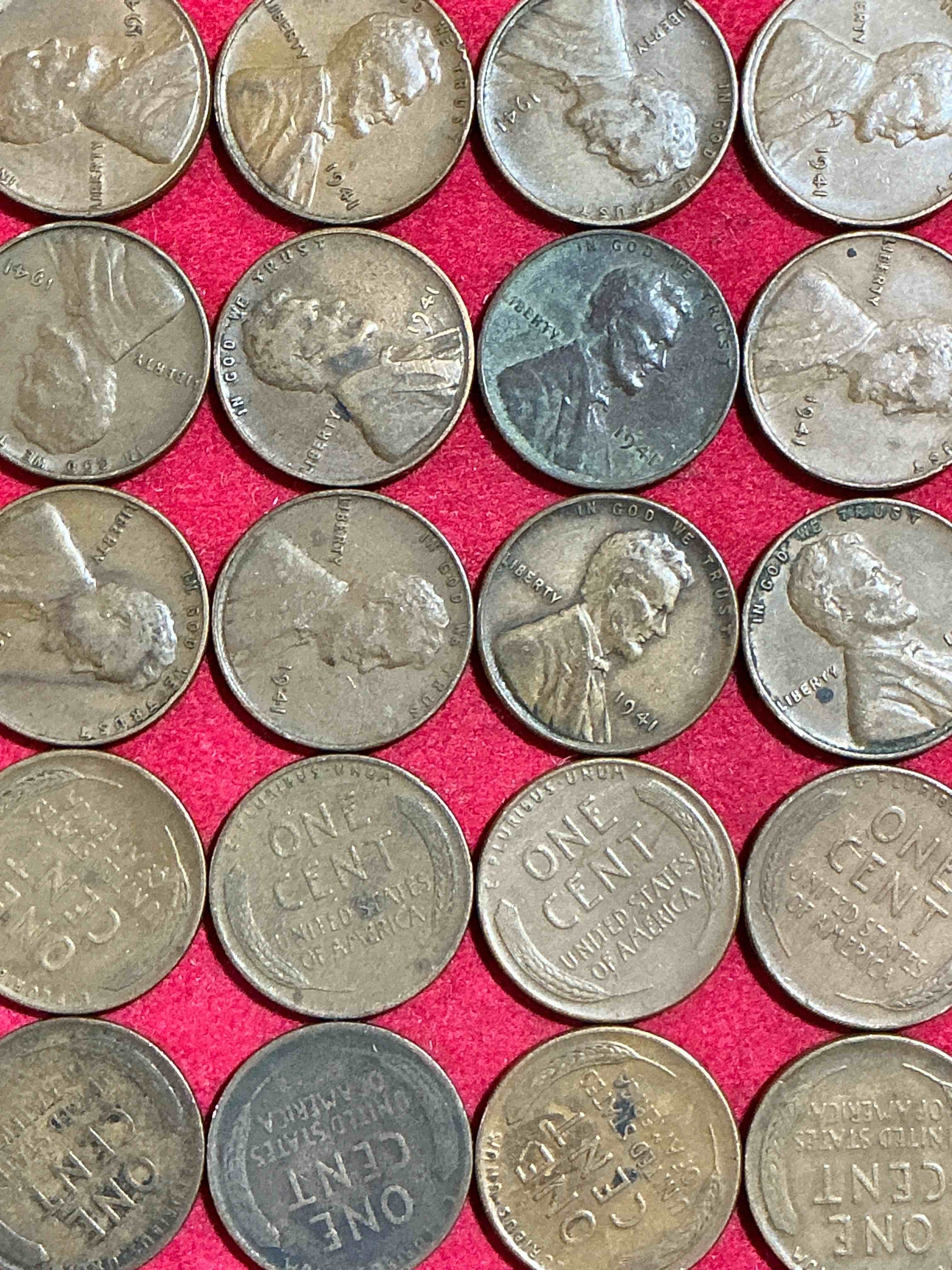 1941 pearl harbor ww2 era pennies! dec 7, 1941, a day that will live in infamy when the japanese bombed pearl harbor bringing america into world war 2! up for auction are 1941 pennies in great condition, awesome pieces of wwii history!