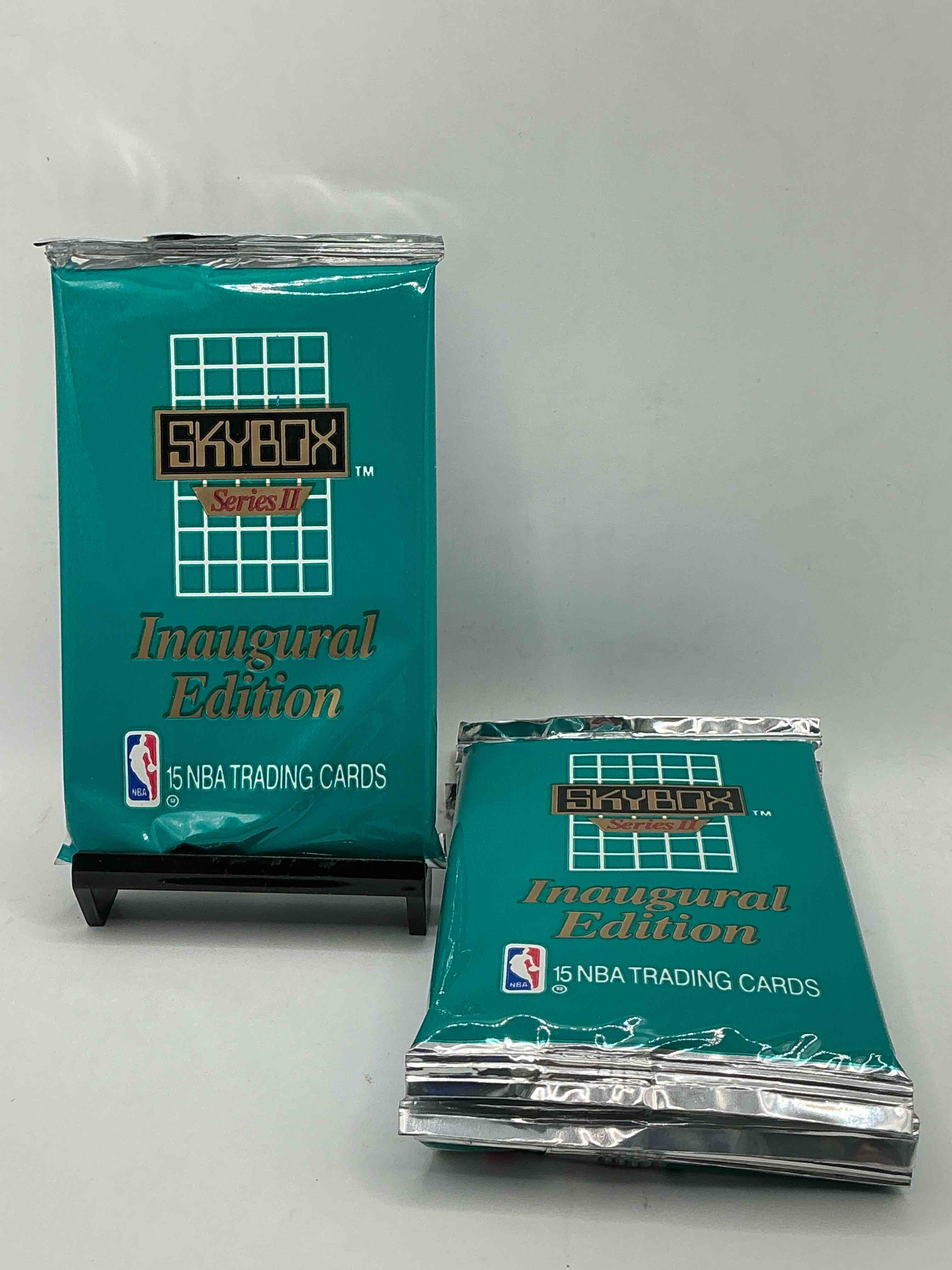 let the search begin! mj, magic, bird & more! basketball bonanza! 1990-91 nba skybox series ii unopened sports card & collectible packs! direct from original box!search for valuable michael jordan, larry bird & magic johnson cards!