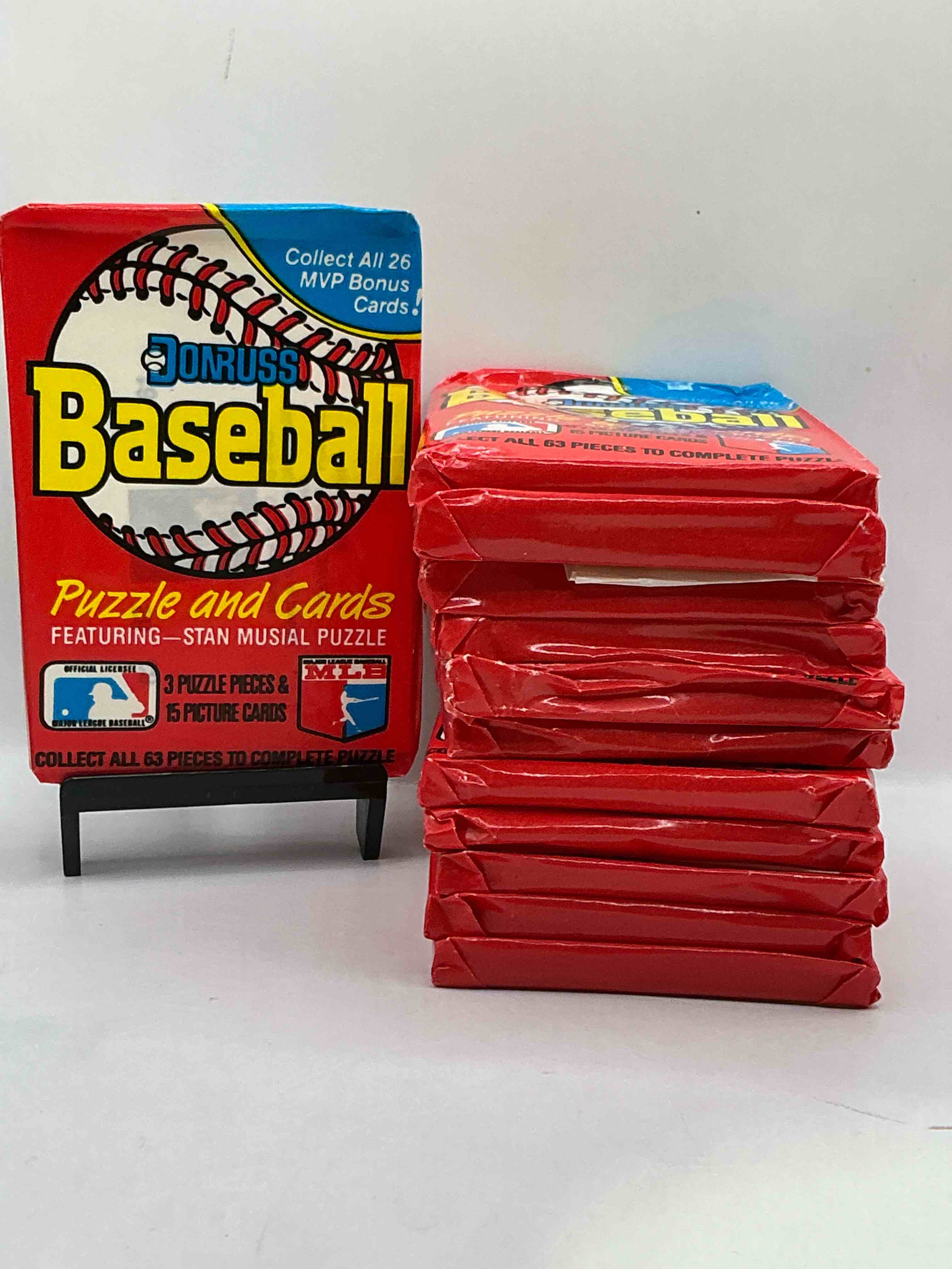 1988 donruss baseball unopened sports card wax packs, direct from original box!search for valuable don mattingly & nolan ryan cards!
