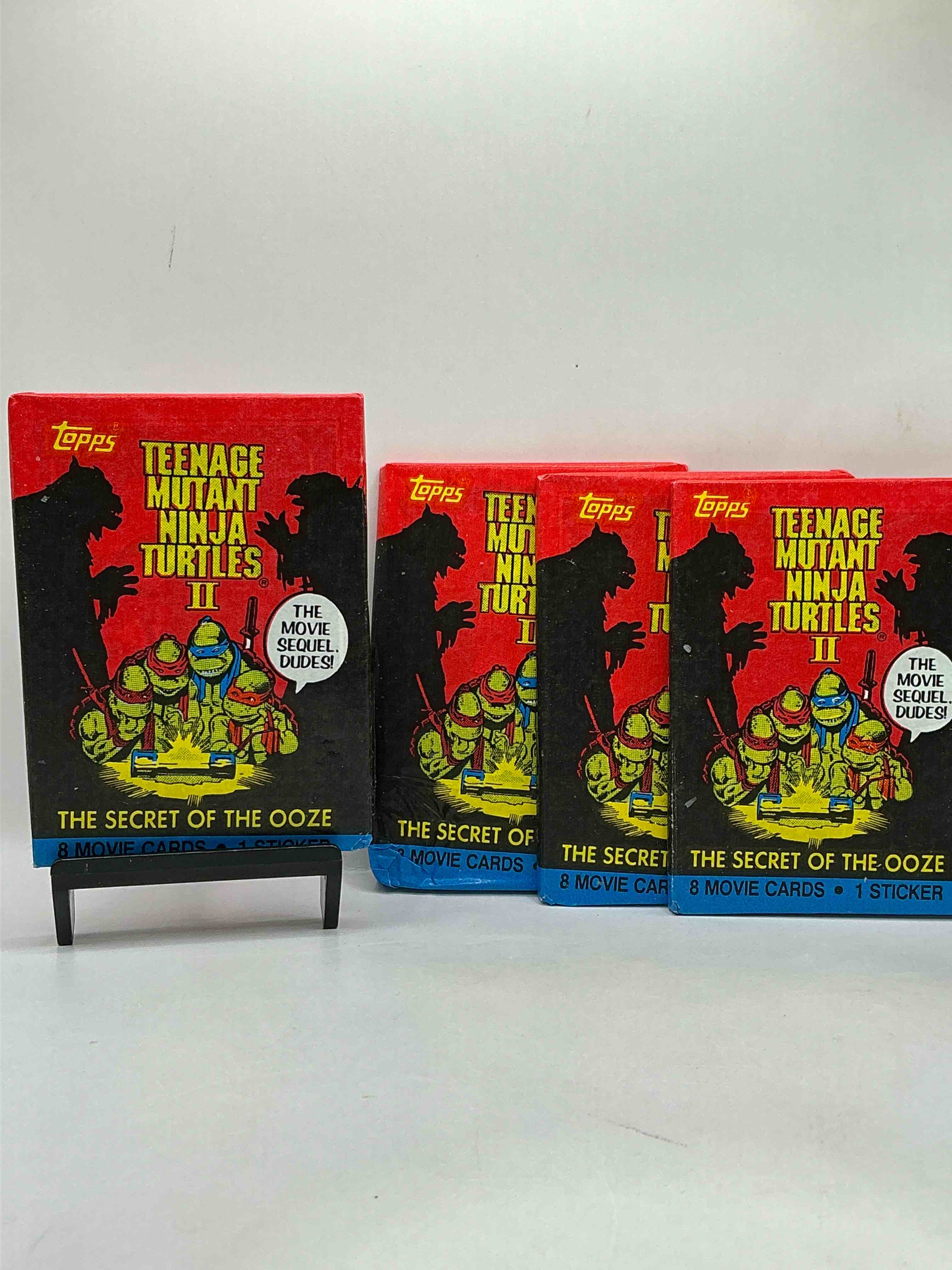 1989 ultra rare ninja turtles! wow! check out these super rare 1989 first series topps teenage mutant ninja turtles sealed card wax packs, direct from original retail case! these cards have become serious collector items & are the very first tmnt card series made, originating in the awesome year of 1989! own rare pieces of ninja turtle history!