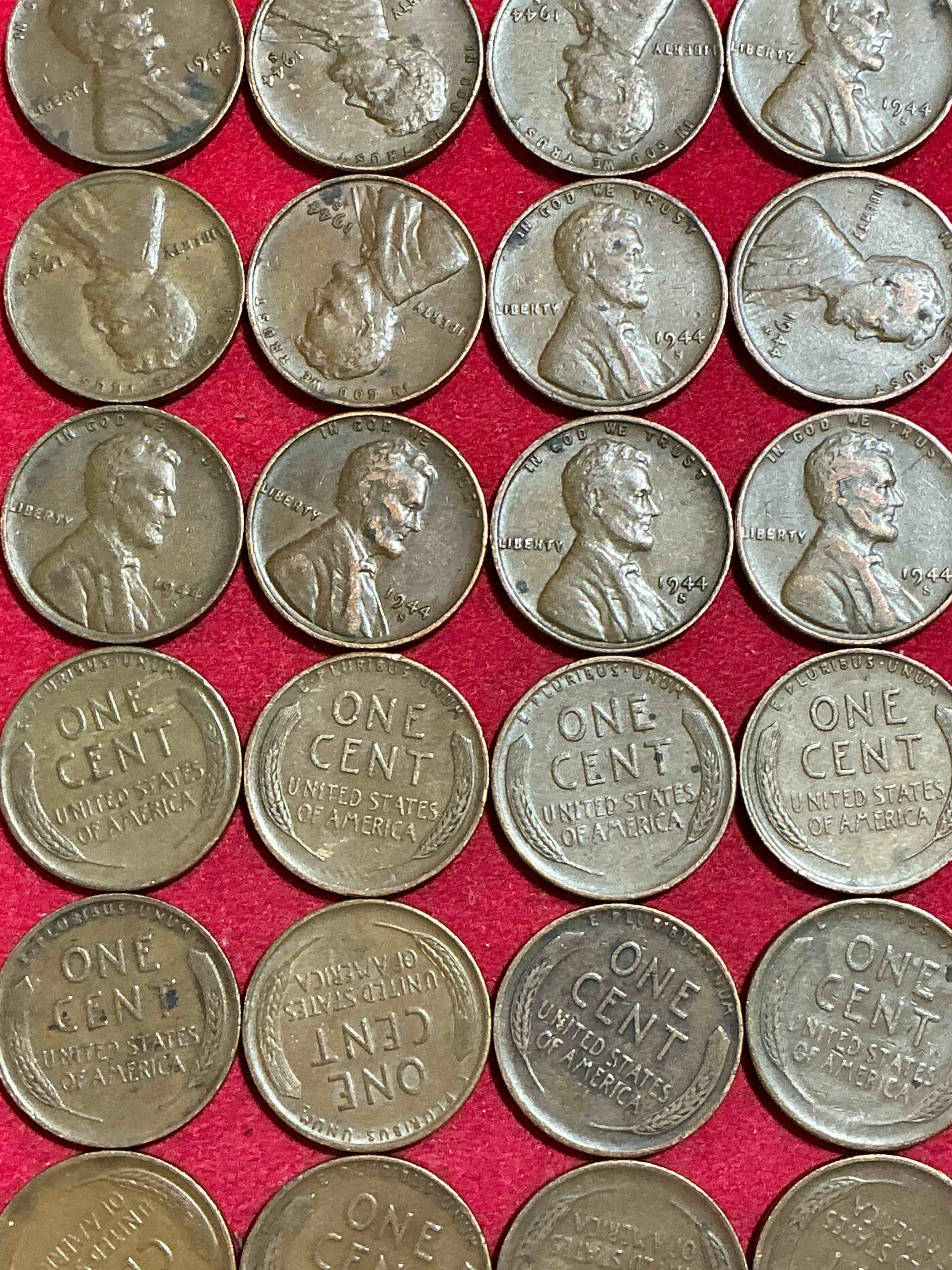 1944 rare mint d-day era pennies! d day, june 6 1944 was perhaps the most important day of ww2. own pieces of this era with these awesome 1944 rare san francisco mint pennies in great condition! awesome for world war two buffs!