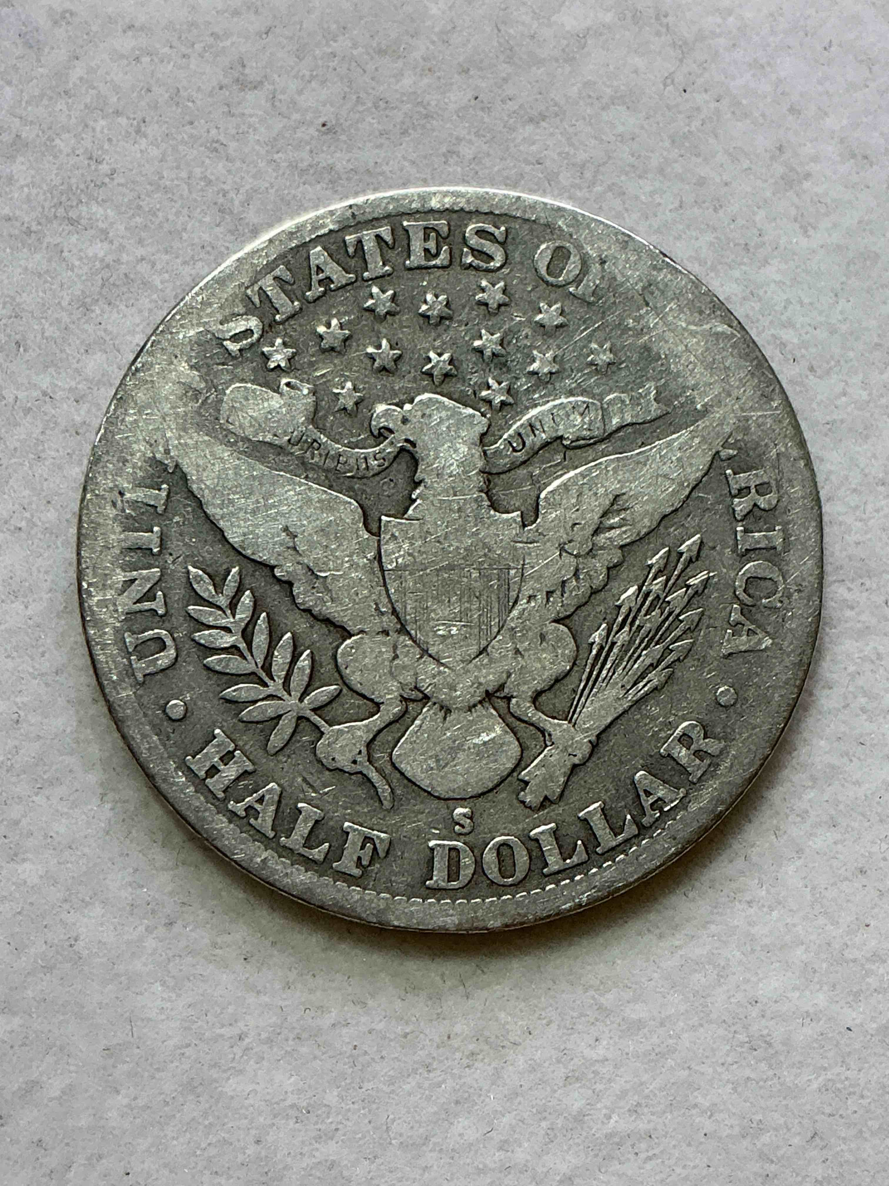 Condition photo showing Good Condition for 1915! world war i era american silver! barber half dollar from the world war i era! these half dollars are 90% fine us silver & super rare, even more rare with wwi era dates! beautiful & circulated! perfect addition to any collection!