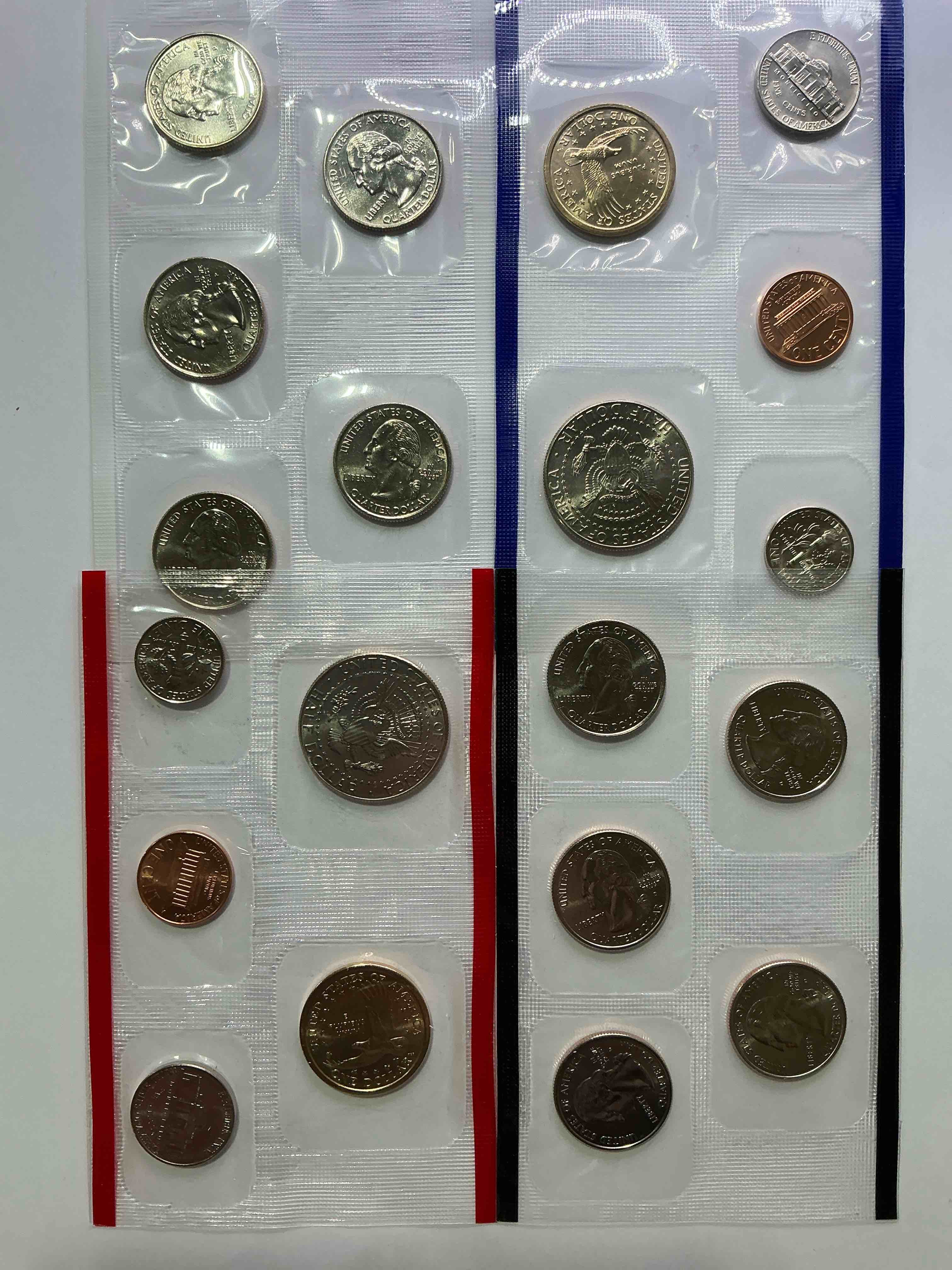 2003 Uncirculated Mint Coins! 20 Coin Mint Coins With State Quarters! Half Dollars, Quarters, Nickels, Dimes & Pennies! 20 Coin Uncirculated Mint Coins! 