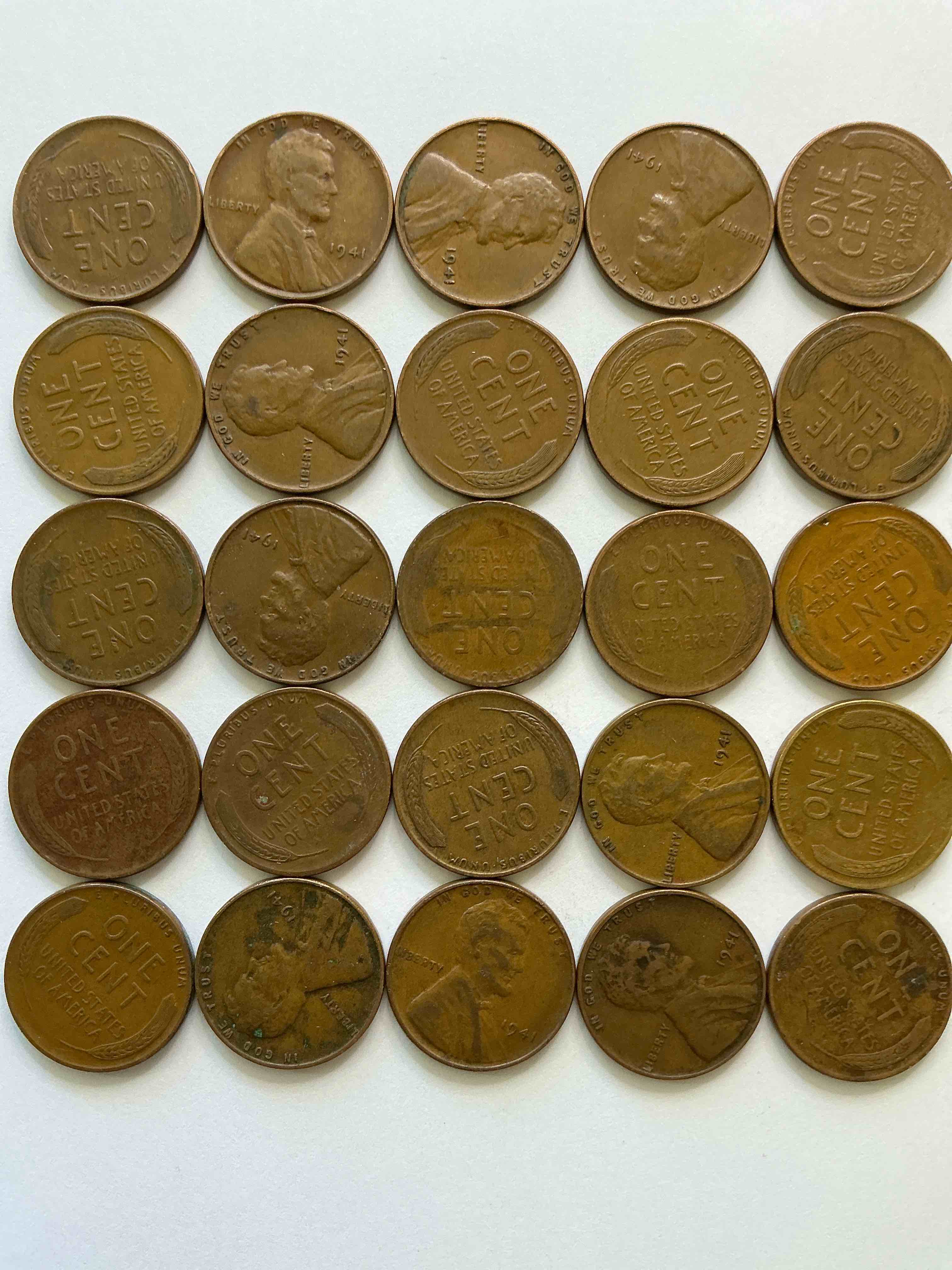 1941 pearl harbor ww2 era pennies! dec 7, 1941, a day that will live in infamy when the japanese bombed pearl harbor bringing america into world war 2! up for auction are 1941 pennies in great condition, awesome pieces of wwii history!