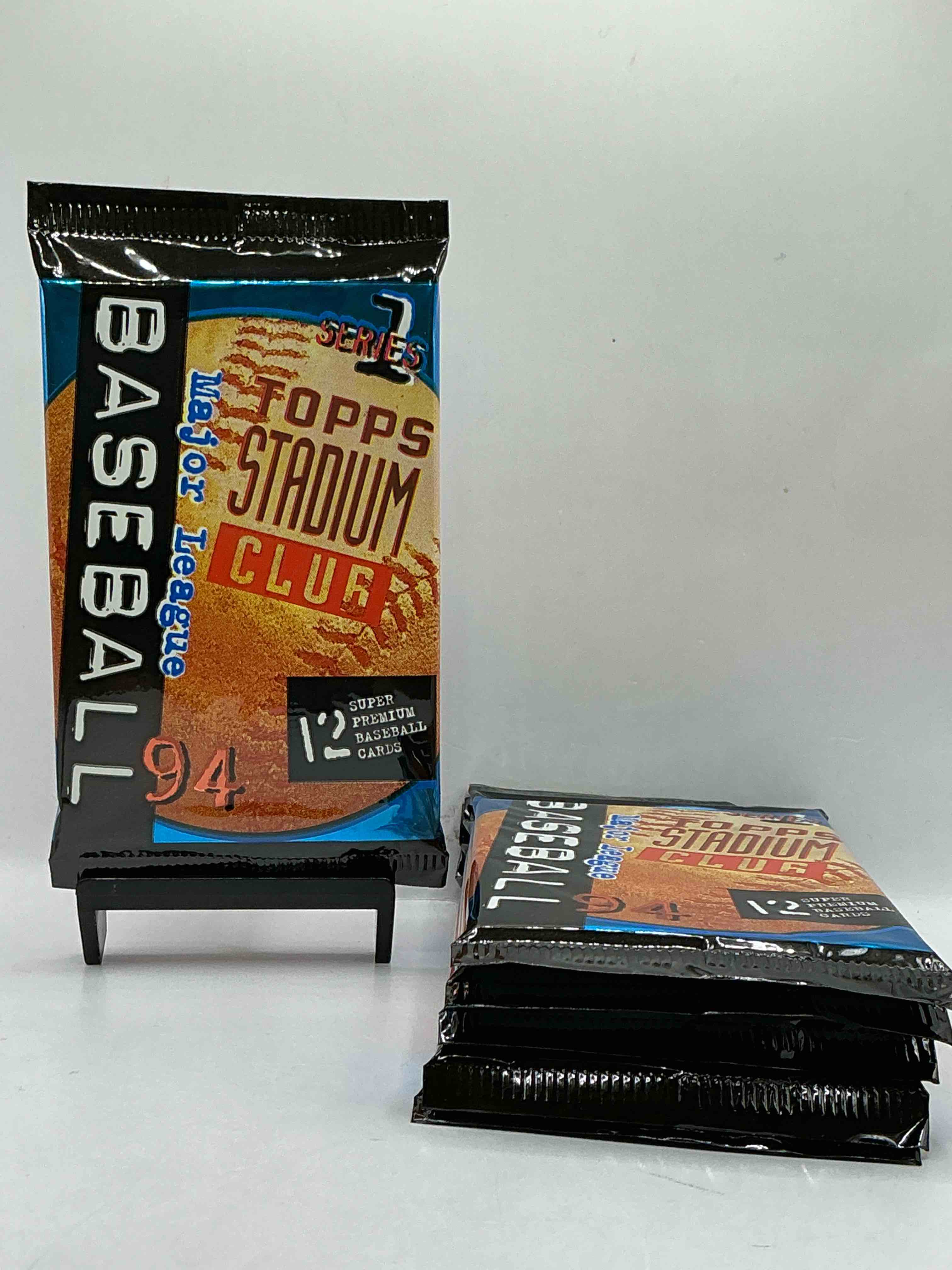 wow! 1994 topps baseball sealed pack, series one, direct from original retail case! search for topps gold card in every pack & nolan ryan last year farewell memento card. hard to find!