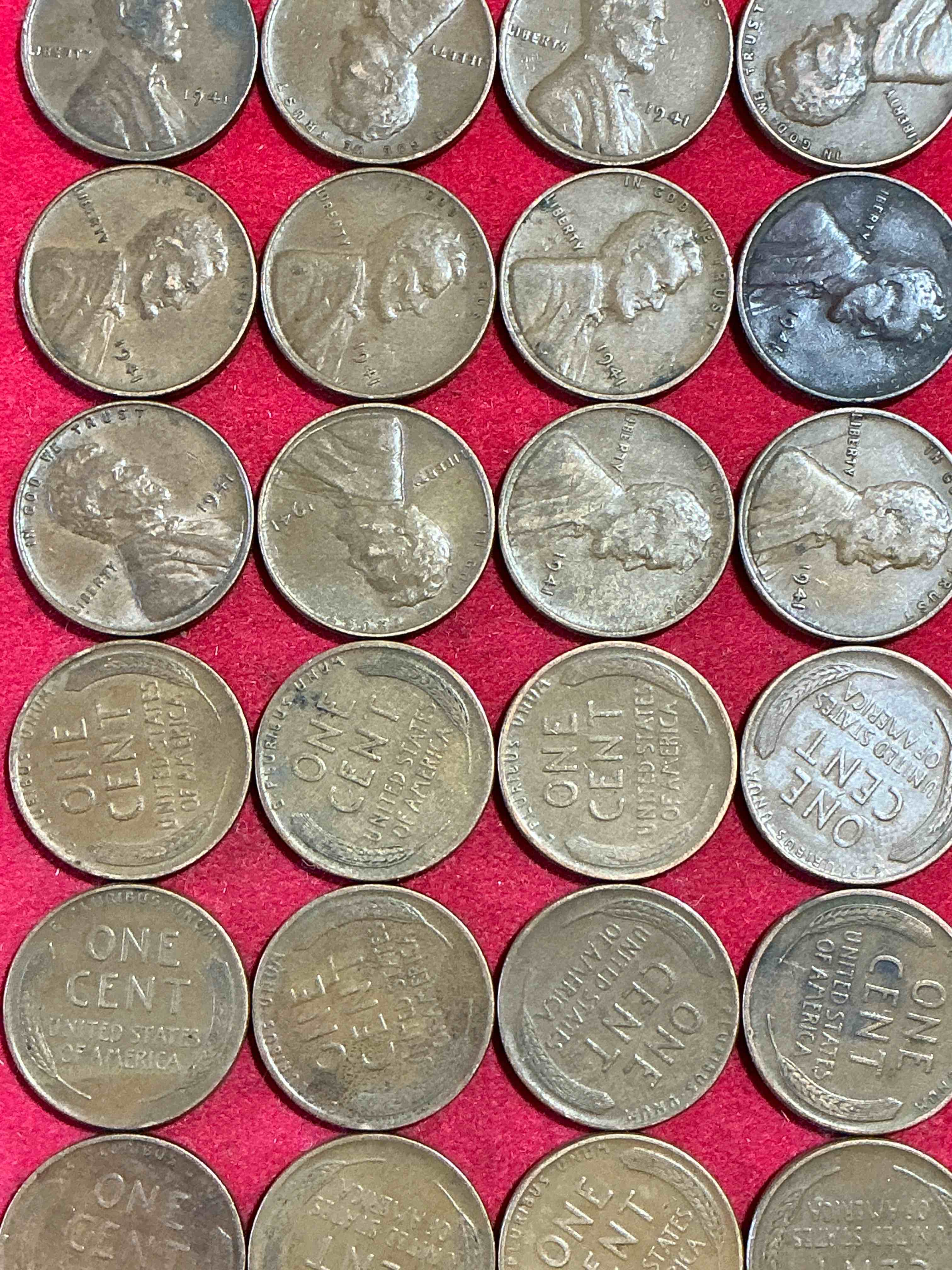 1941 pearl harbor ww2 era pennies! dec 7, 1941, a day that will live in infamy when the japanese bombed pearl harbor bringing america into world war 2! up for auction are 1941 pennies in great condition, awesome pieces of wwii history!