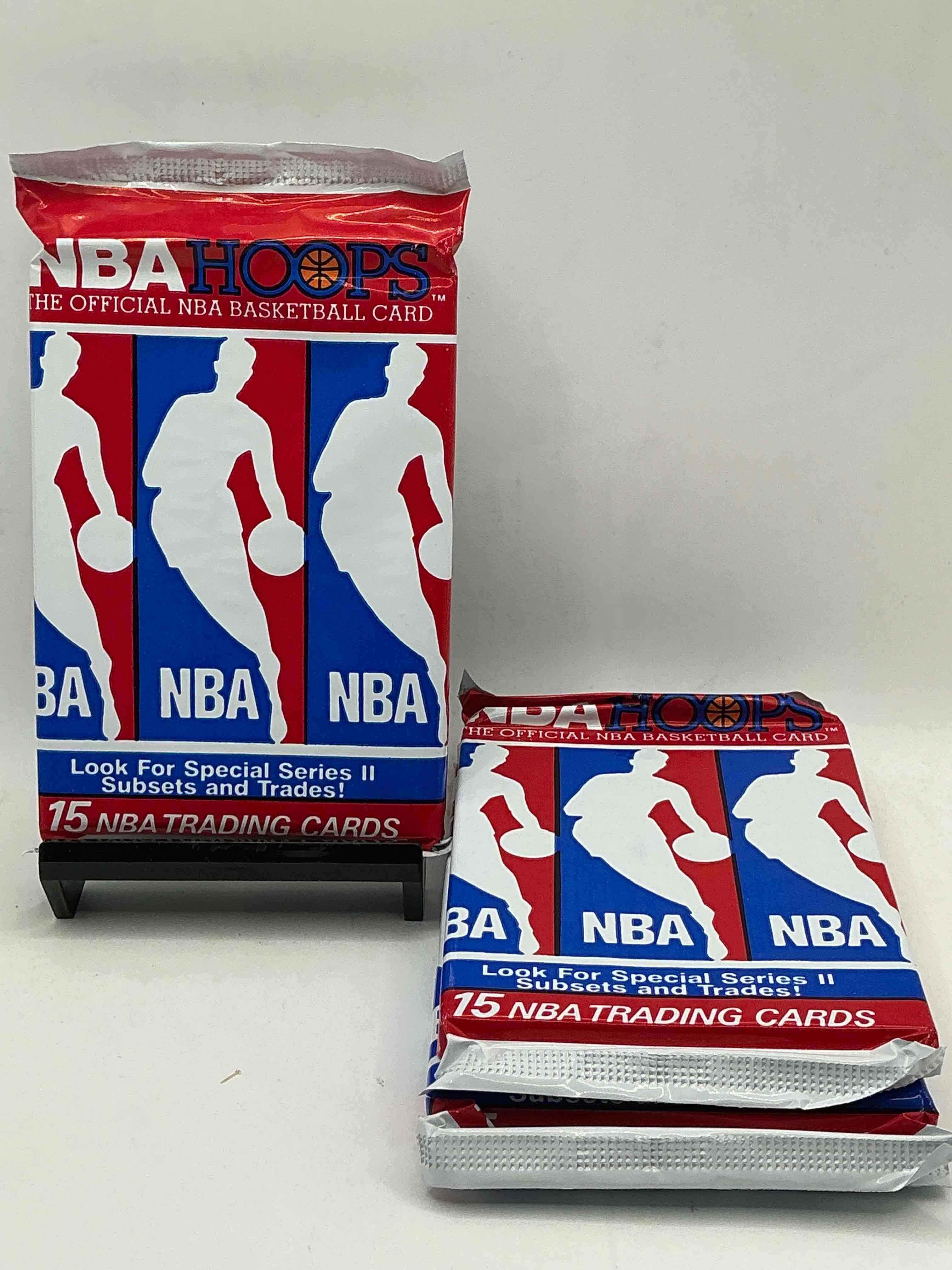 Michael Jordan?! Wow, Vintage 1990/91 NBA Hoops RARE Red Series Two Sealed Sports Card & Collectible Pack, Direct From Original Factory Sealed Retail Case!Series 2 Extremely Hard To Find & Includes Sought After Subsets! Look For Many Valuable Cards Such As Michael Jordan #65 (PSA 10 Value $225) & So Much More!