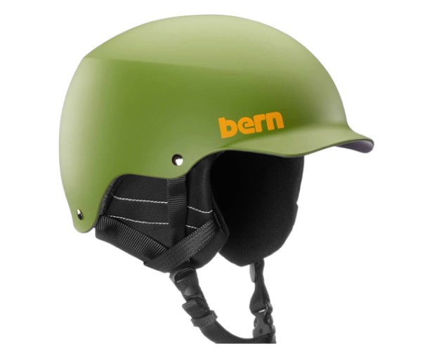Bern Men's Baker Helmet - Winter Matte Olive size:small