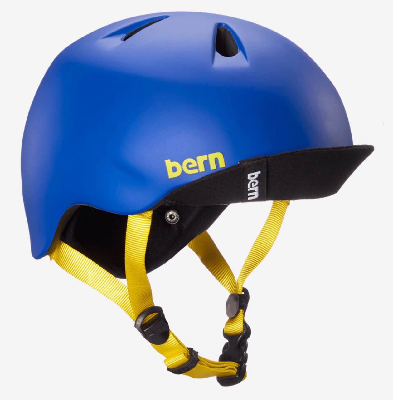 Bern Matte Blue 2015 Nino Zipmold-flip Visor Kids Mtb Helmet size:small/medium