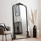 Vintage full length mirror arched standing floor mirror full body gibe