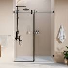 Concorde 58" to 60" wide by 76" high single sliding farmhouse, shower door
