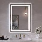 Dokes frameless LED vanity wall mirror pressed ETL