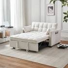 Daybed 3 in 1 convertible sofa, bed with reclining, backrest pullout couch