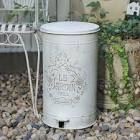 Le Jardin Paris Metal garbage can
