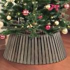 Stephan Robert slated wood tree collar natural smoke