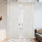 Linen back curtains, light filtering curtains