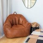 Big Joe Hug, bean bag chair for teens and adult adults brown