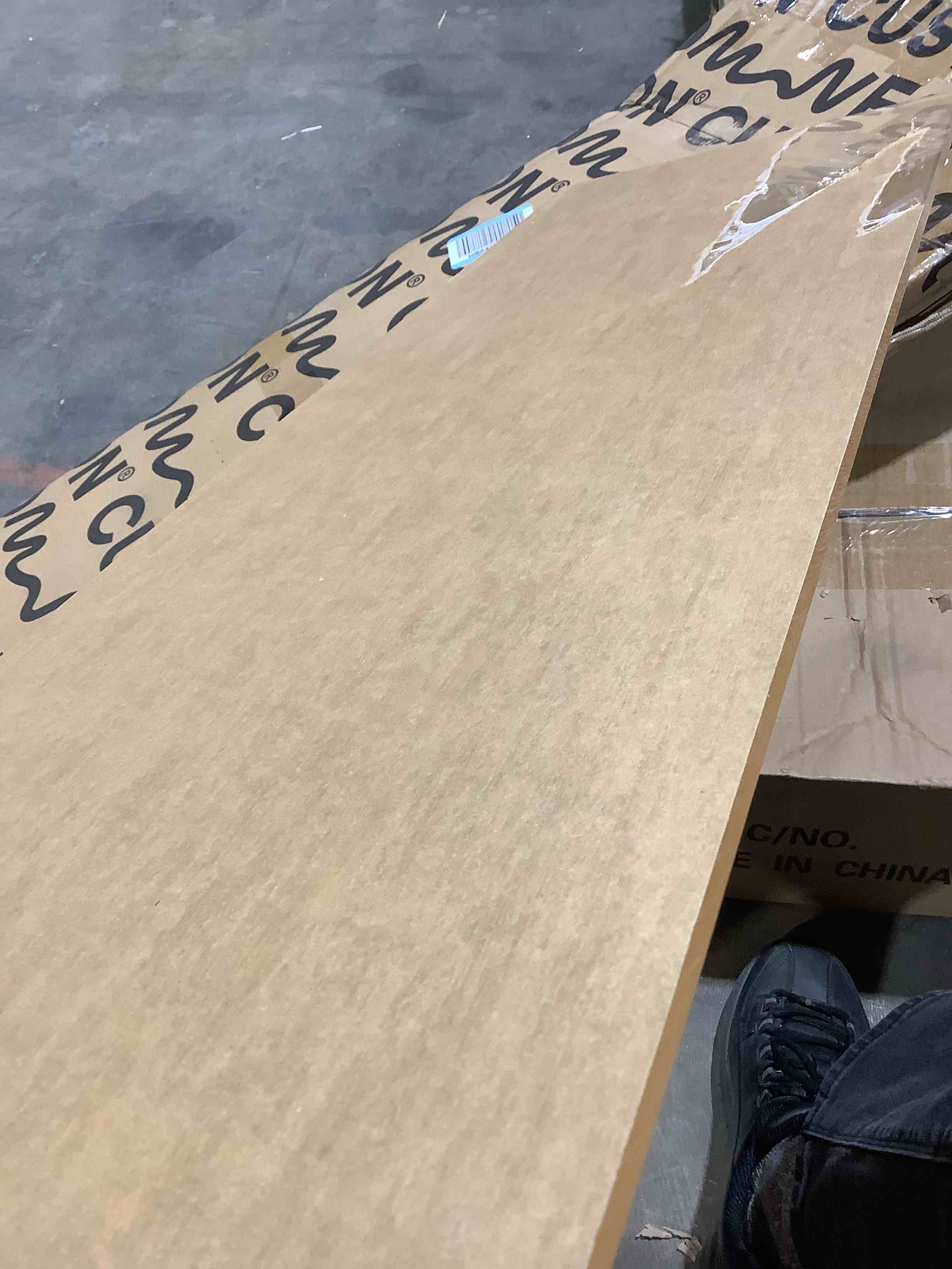 CUSTOM NEON 12" x 36" clear plastic