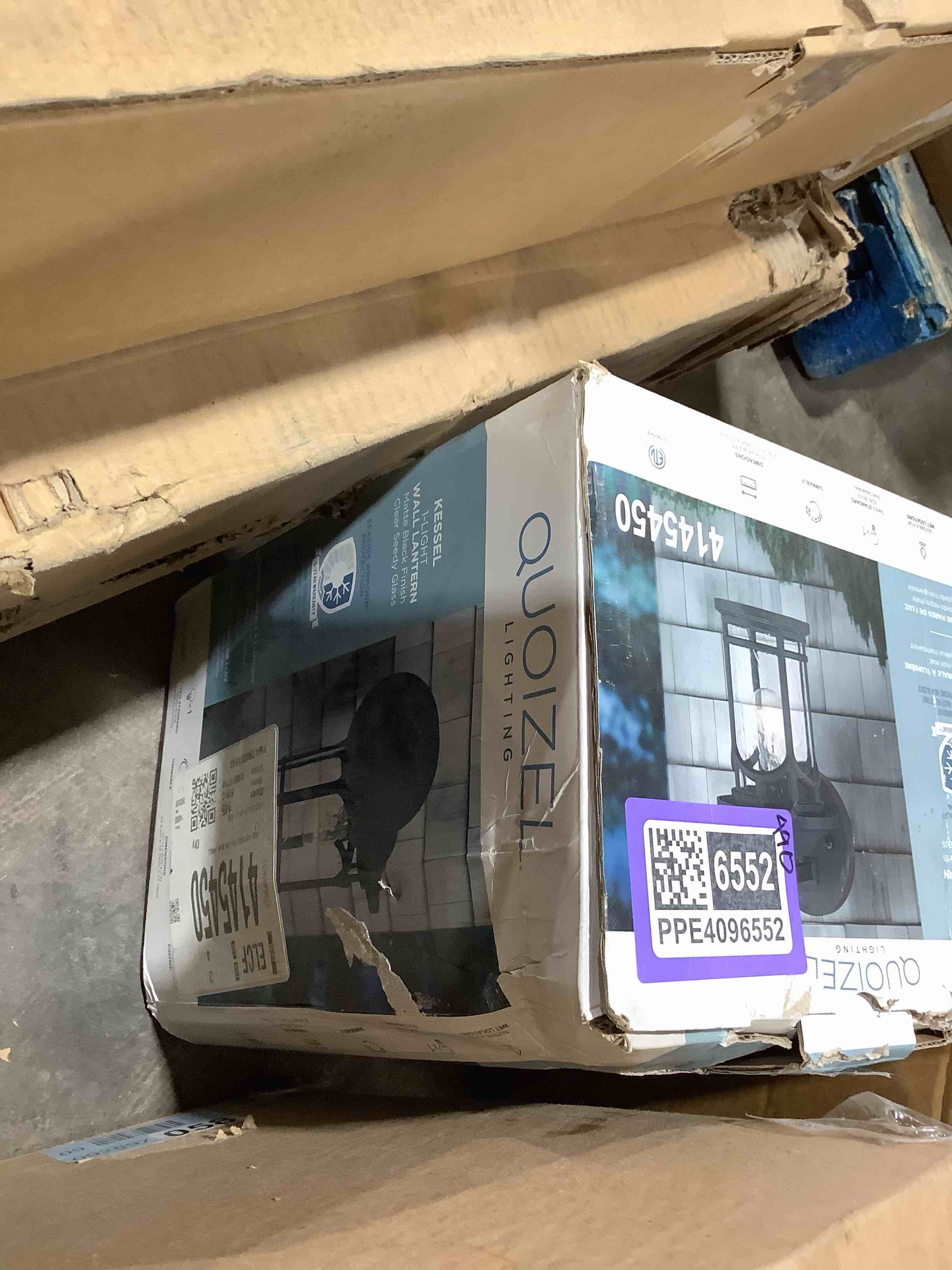 Condition photo showing Good Condition for  414-5450Quoizel Kessel 11.25-in Matte Black Traditional Outdoor Light