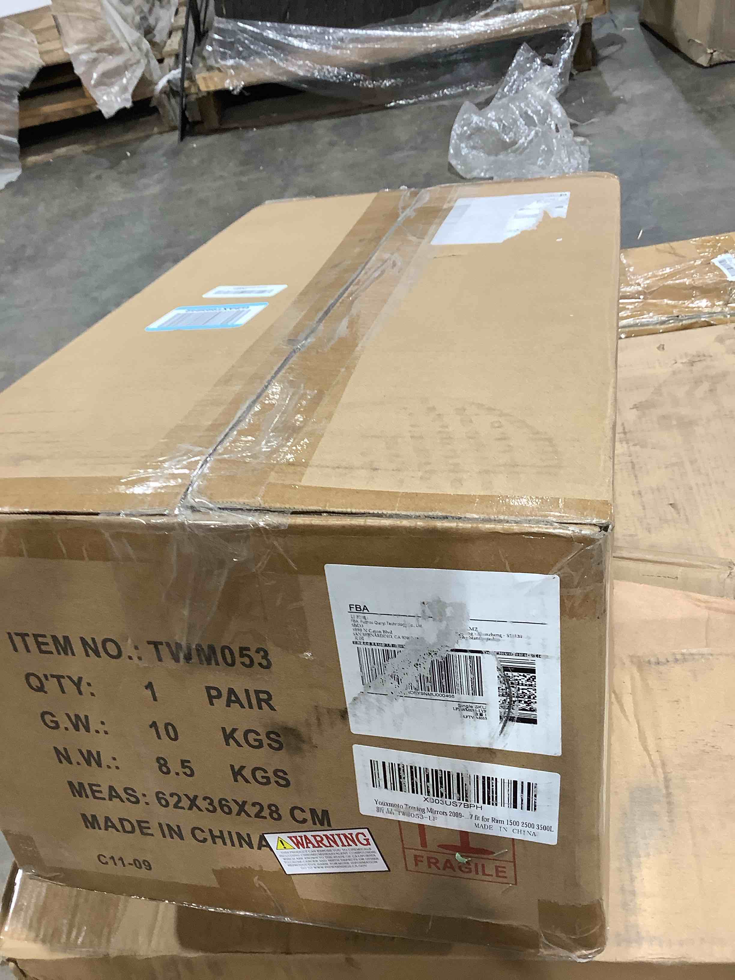 Condition photo showing Good Condition for Youxmoto towing mirrors for a 2009 to 2017 fit for ram 1500 2530 500 L