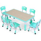 Kids play table and 6 chairs