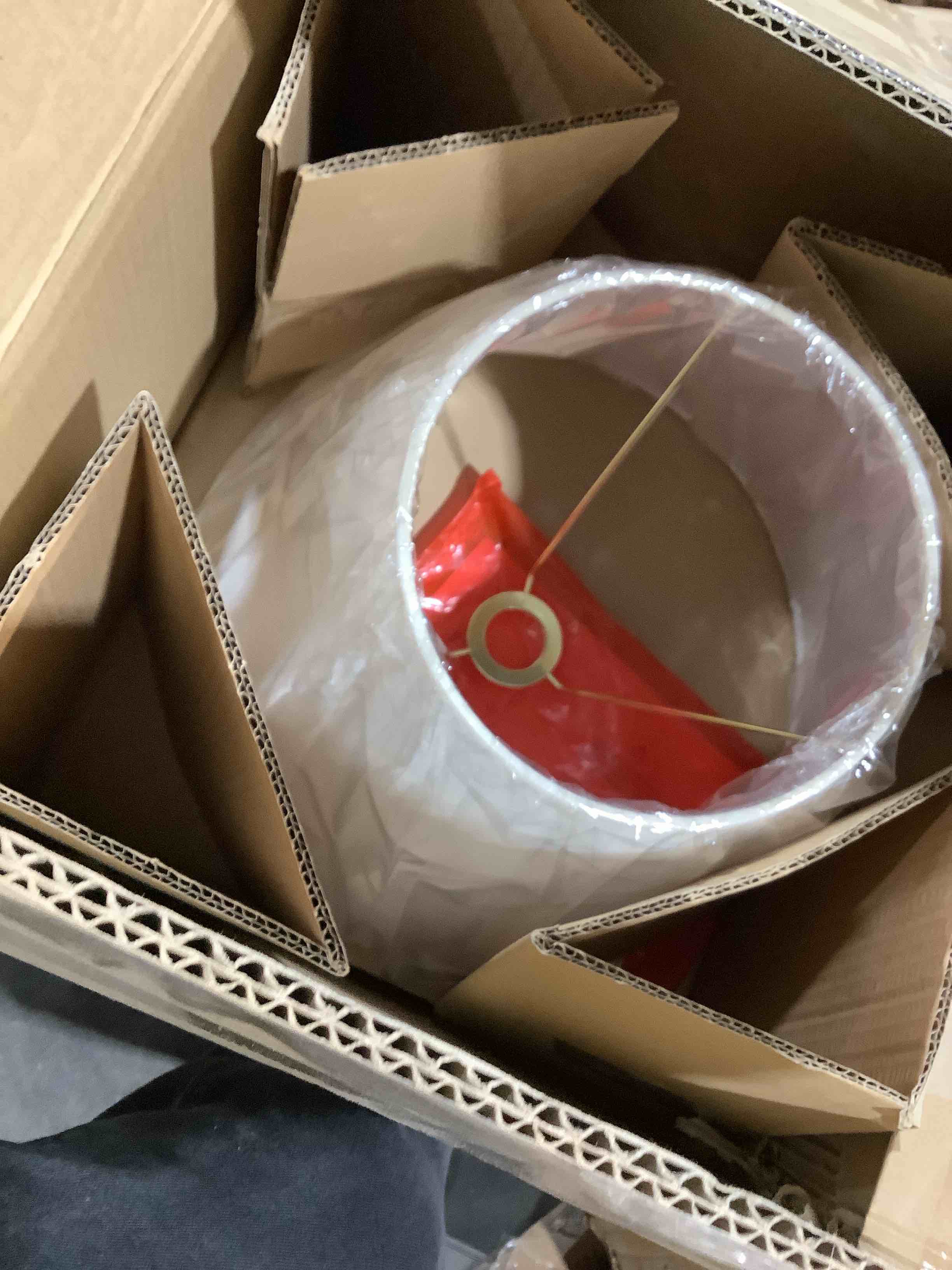 Condition photo showing New/Like New for Wellesley 63 inch wing arm floor lamp