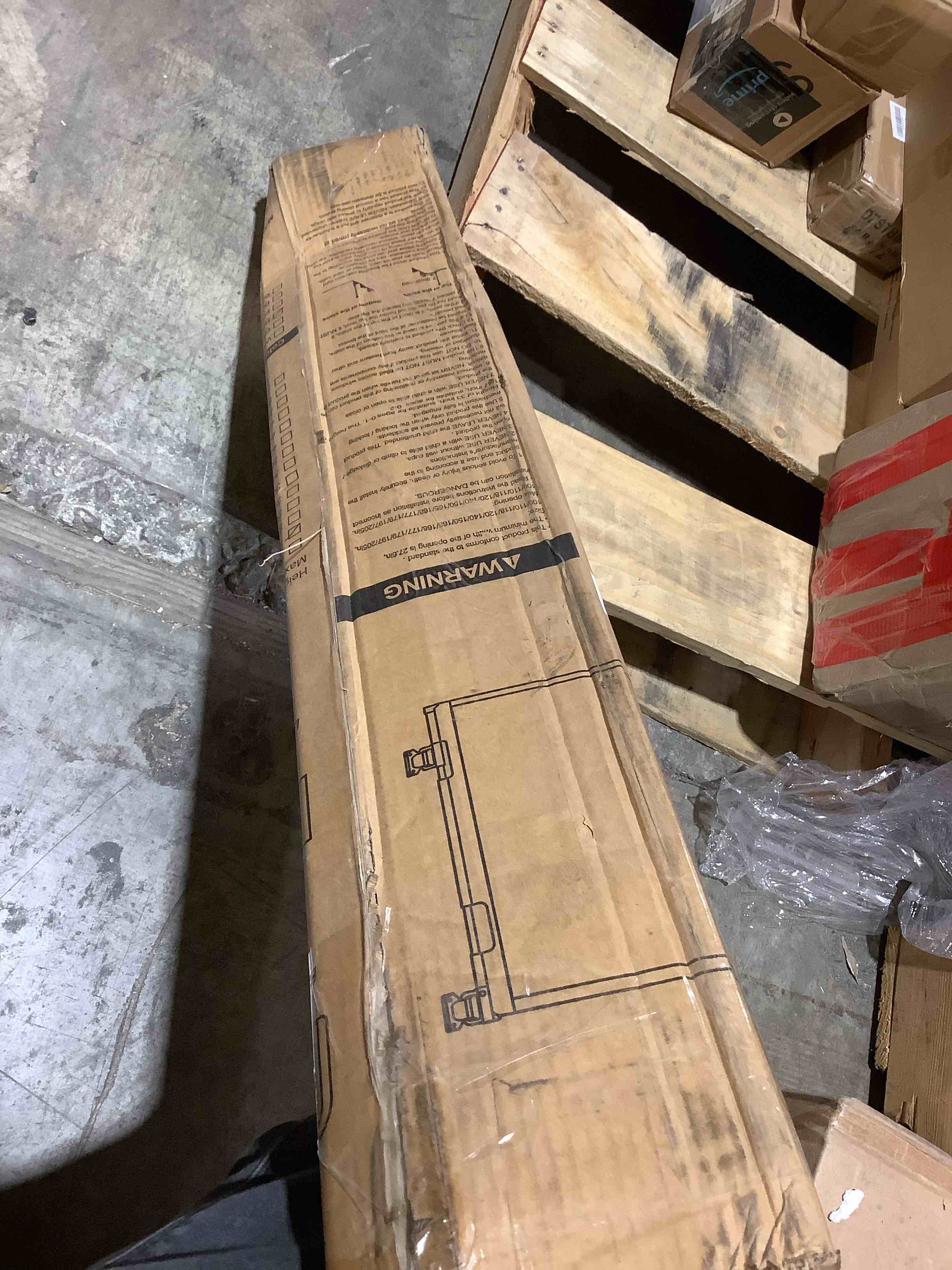 Condition photo showing Good Condition for Upgraded 71" Retractable Baby Gates with Reinforced Strip Design to Prevent Crawling Through, 34" Tall Retractable Dog Gate, 6 FT Retractable Gates for Stairs, Doorways, Hallways