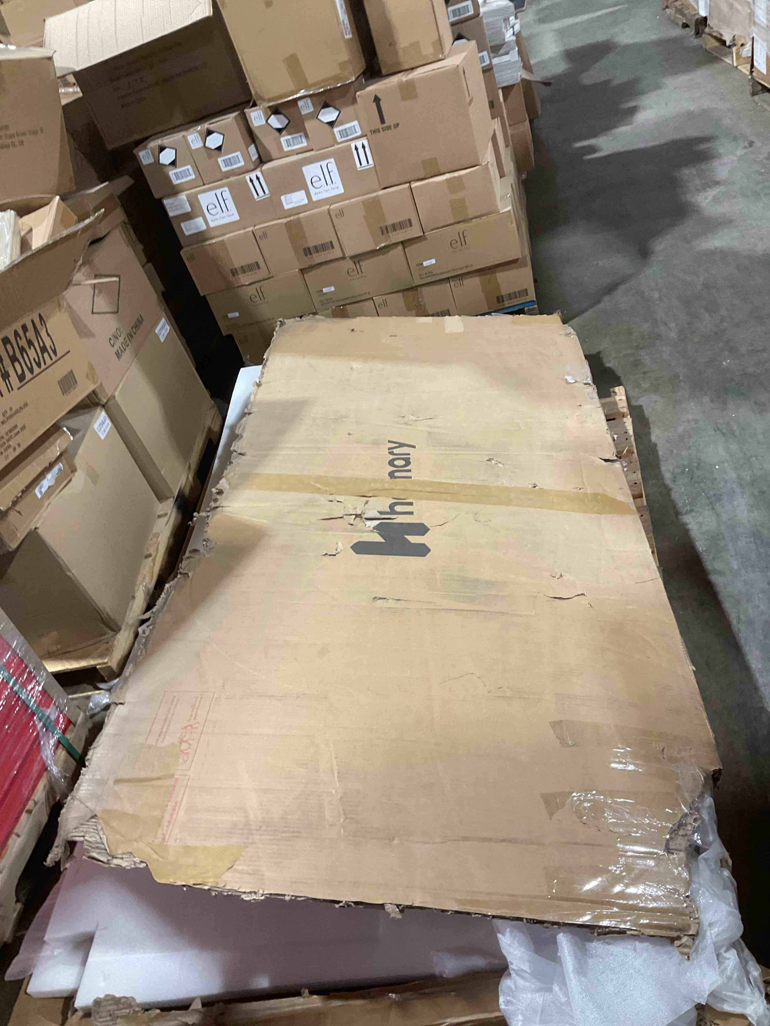 Condition photo showing Good Condition for *See Description* Kitchen Island with Storage and Seating Space,Island Table with Wine Rack (Without Bar Stools)